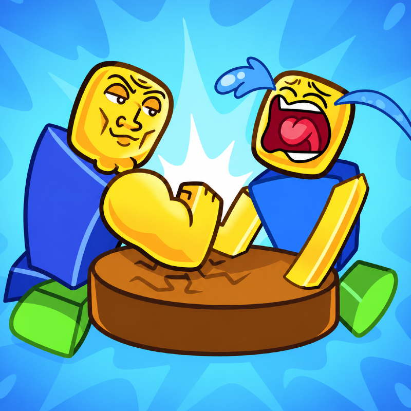 Obby Escape: Gym Arm Wrestling