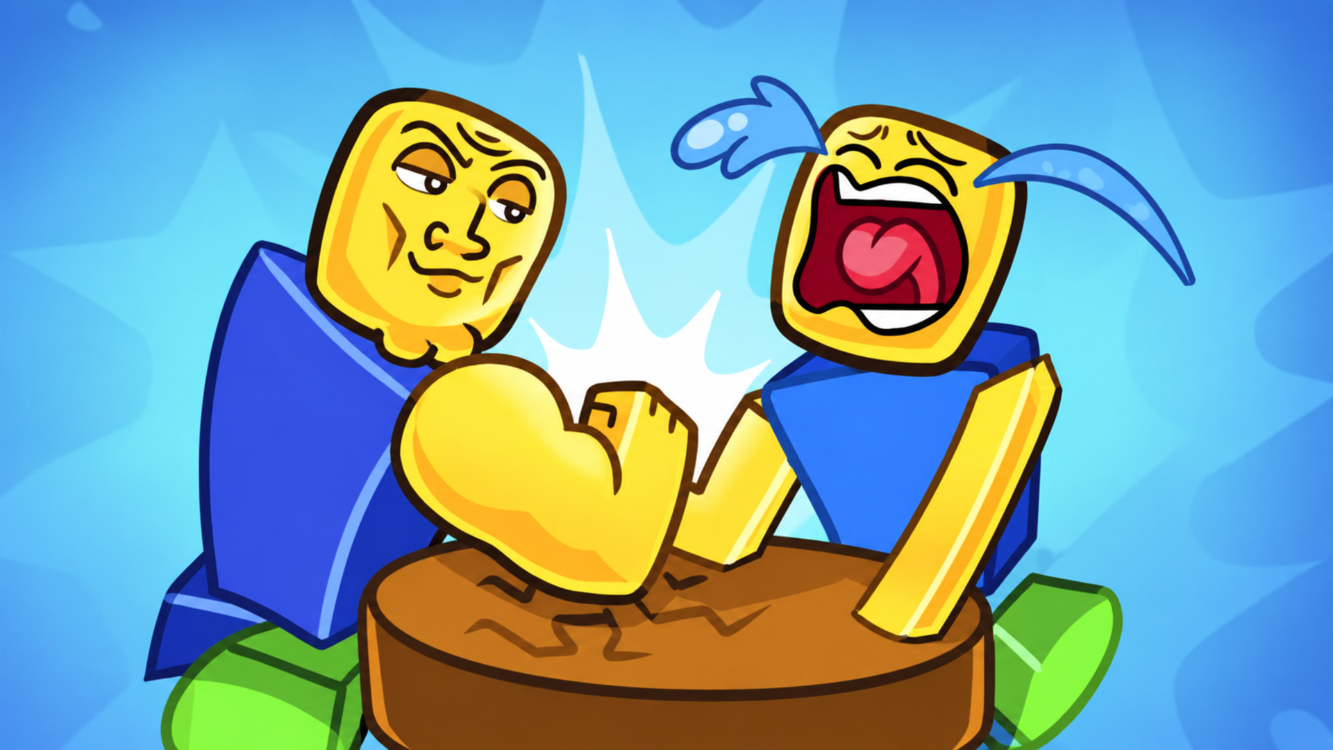 Obby Escape: Gym Arm Wrestling