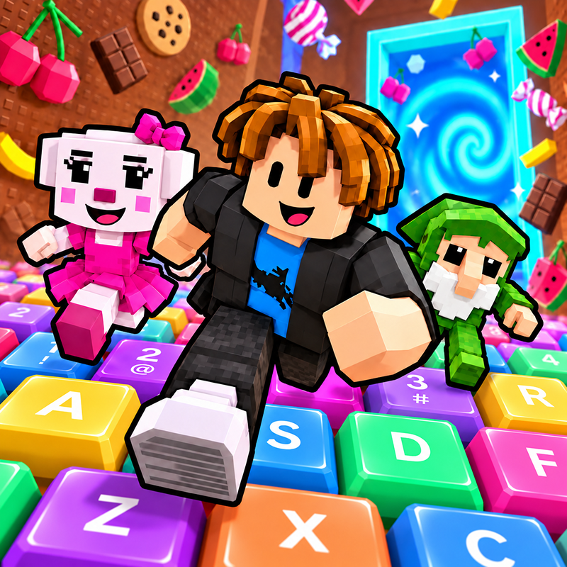 Obby: Keyboard Run +1 Speed