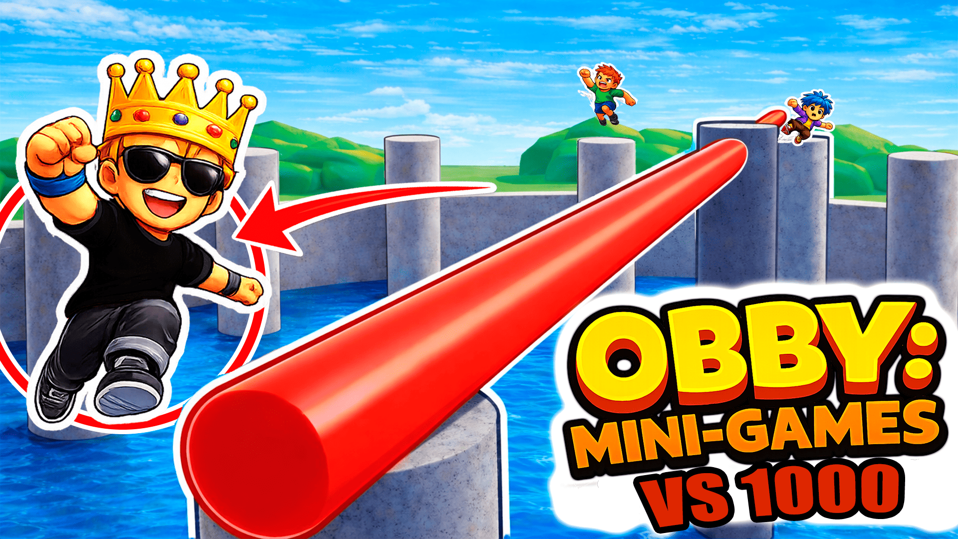 Miniatura del gioco Obby: Minigiochi VS 1000
