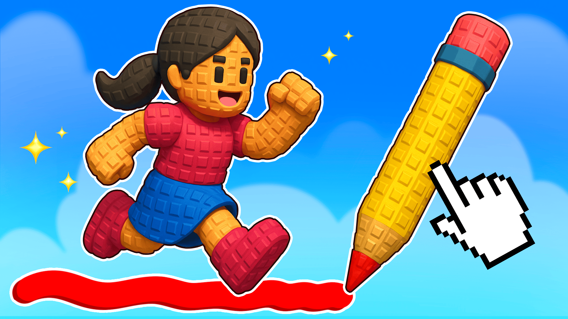 Imagen de portada de Obby online with friends: Draw and Jump!