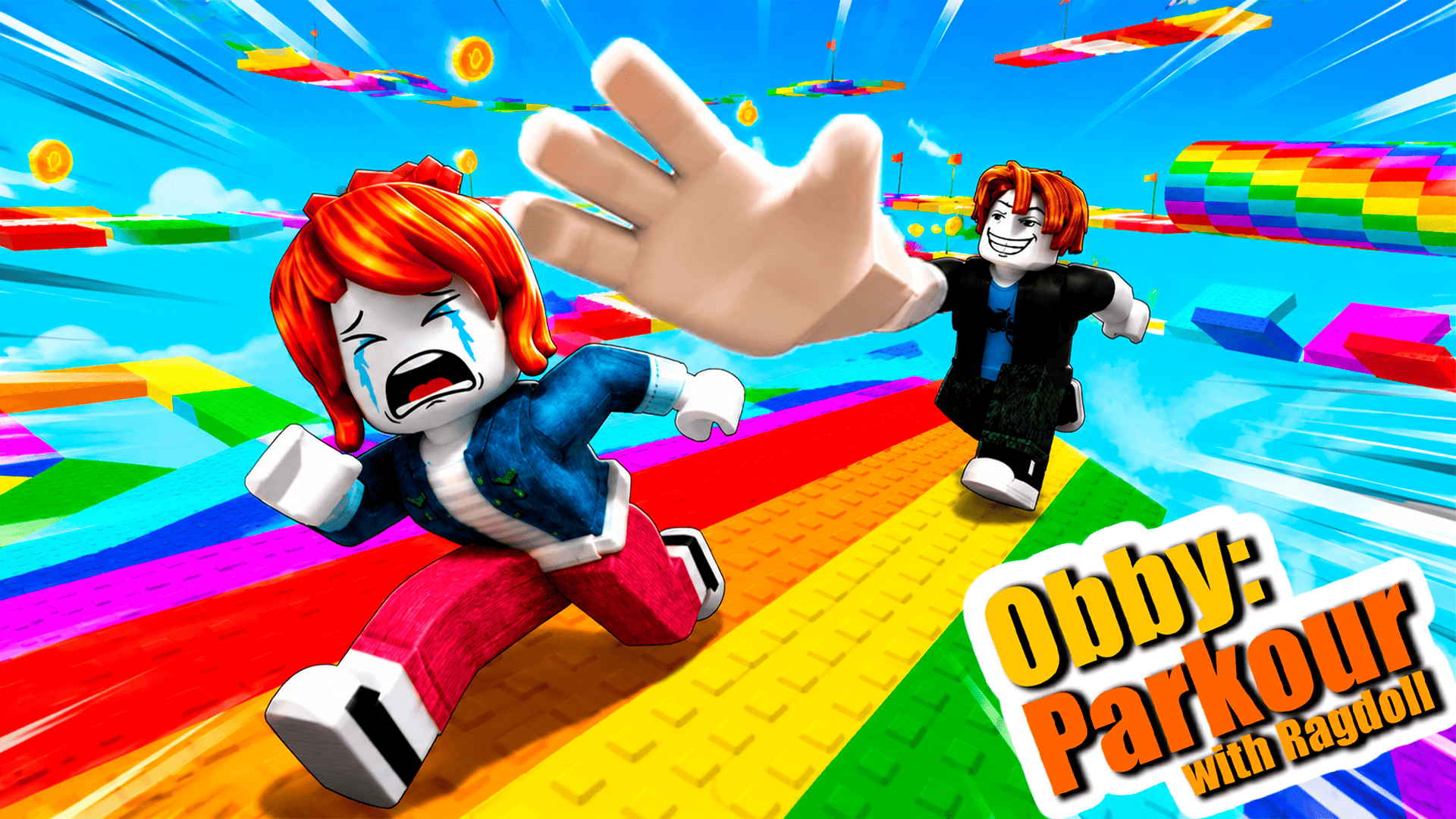 Arte da capa de Obby: Parkour with Ragdoll