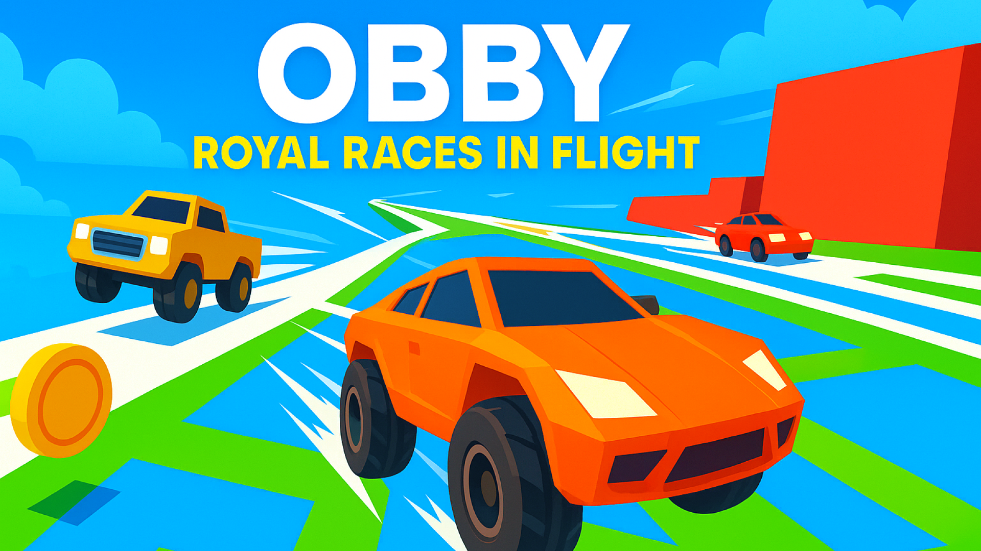 Obby Royal races in flight game artwork