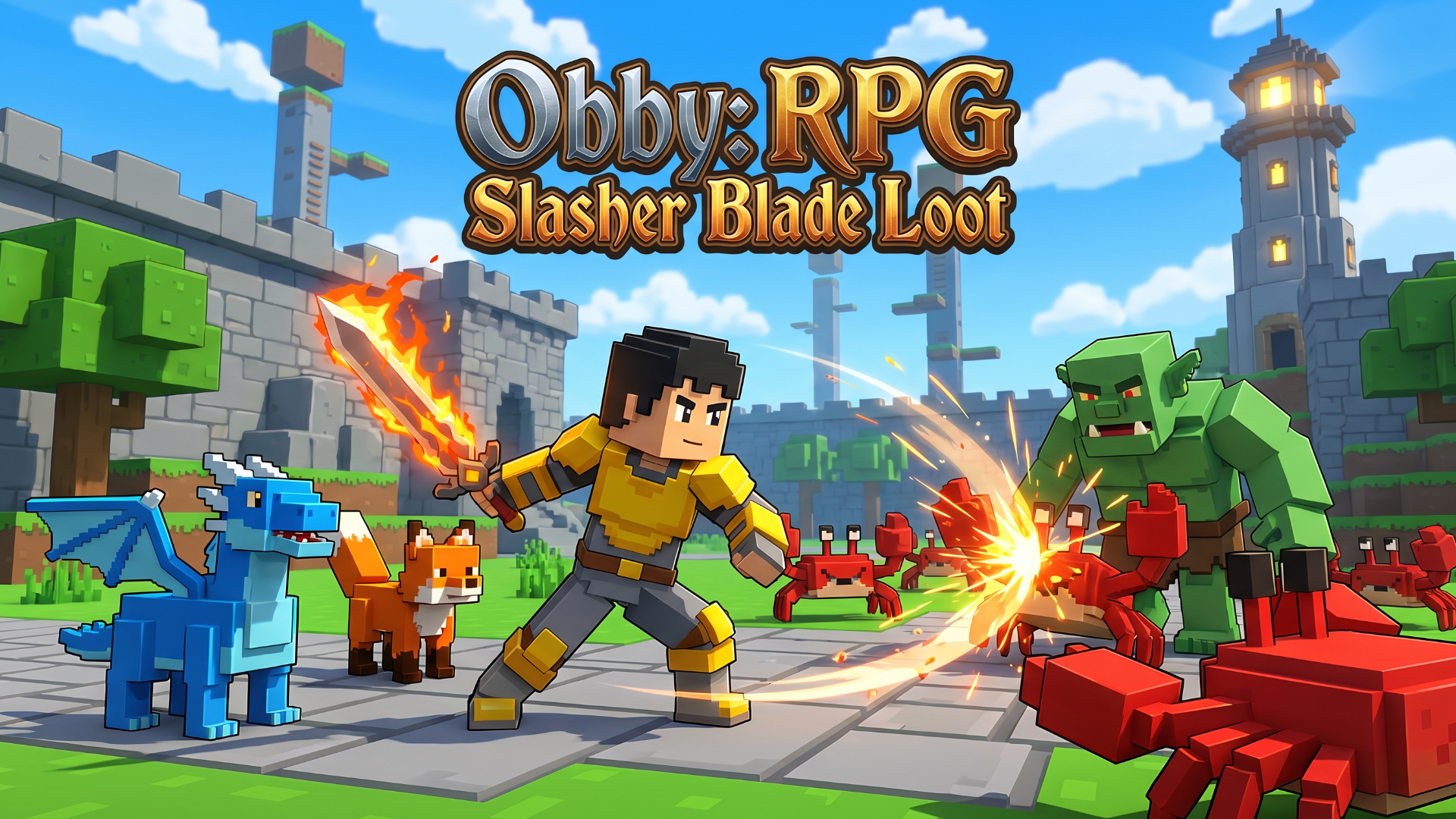 Gambar sampul Obby: RPG Slasher Blade Loot