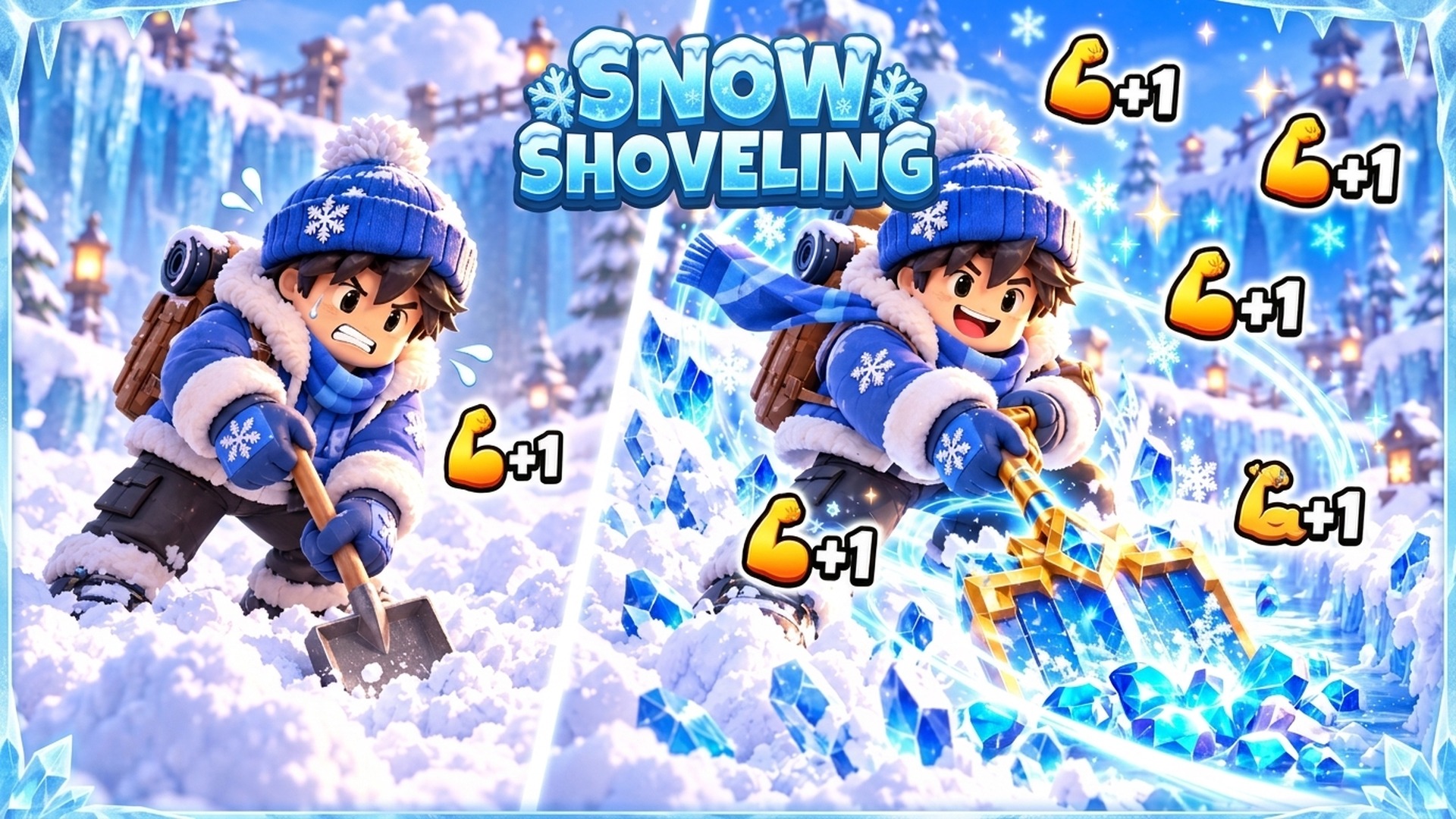 Obby Snow Shoveling