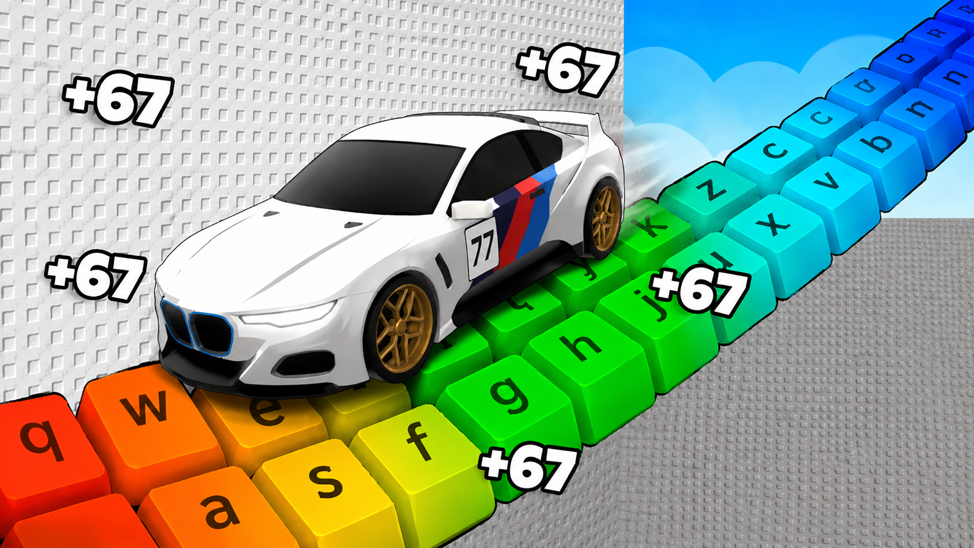 Obby: Supercar Race on Keyboard cover art