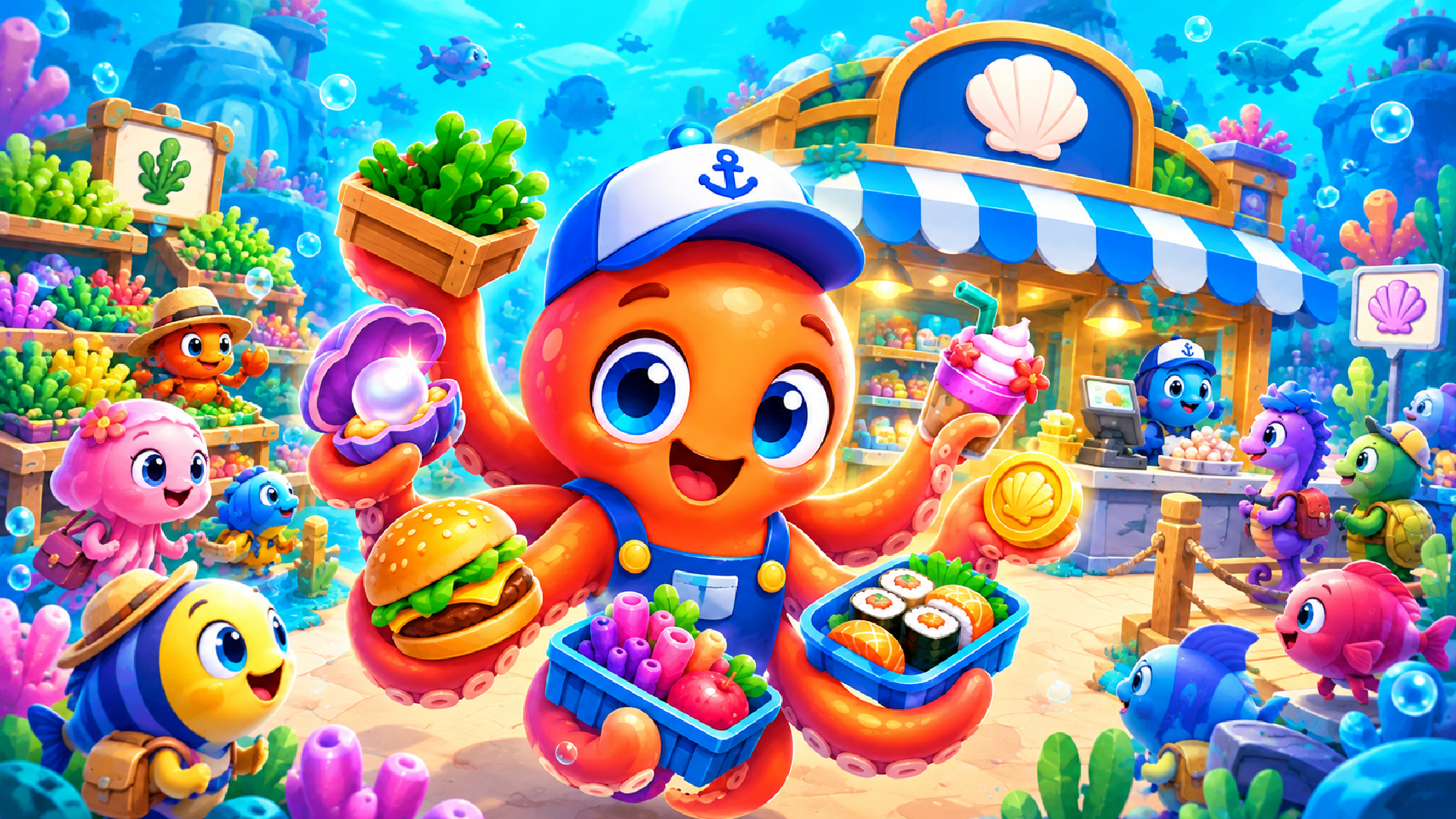 Okładka Octo Market: Underwater Supermarket