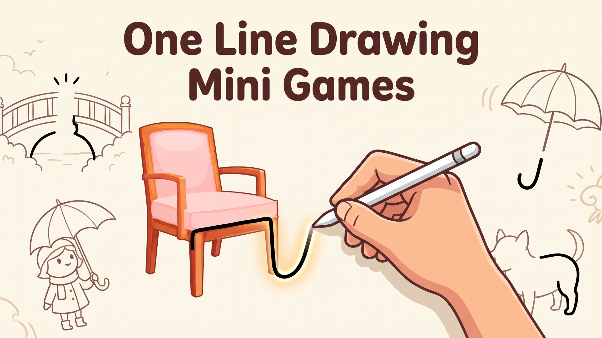 One Line Drawing Mini Games cover art