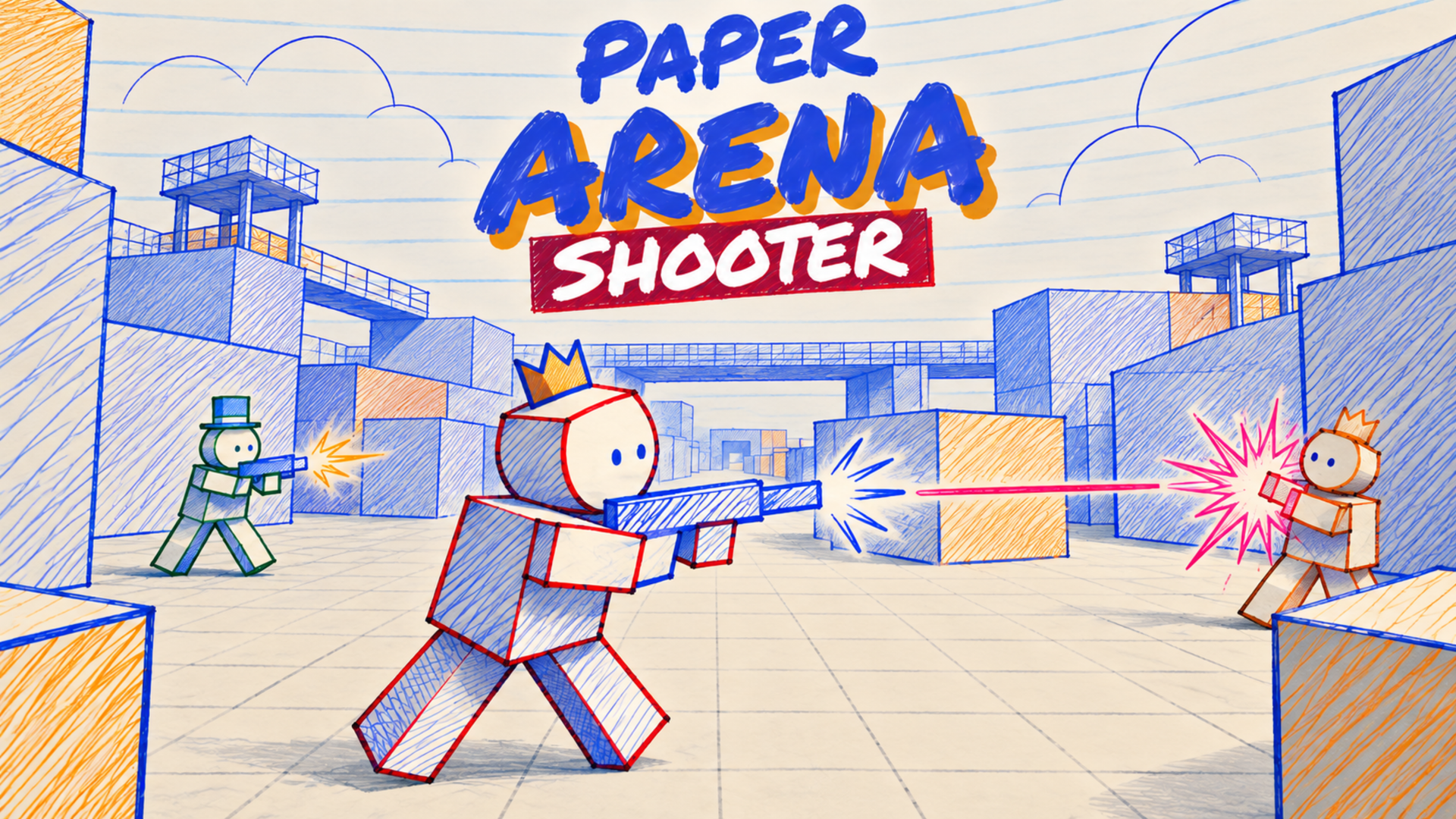 Okładka Paper Arena Shooter