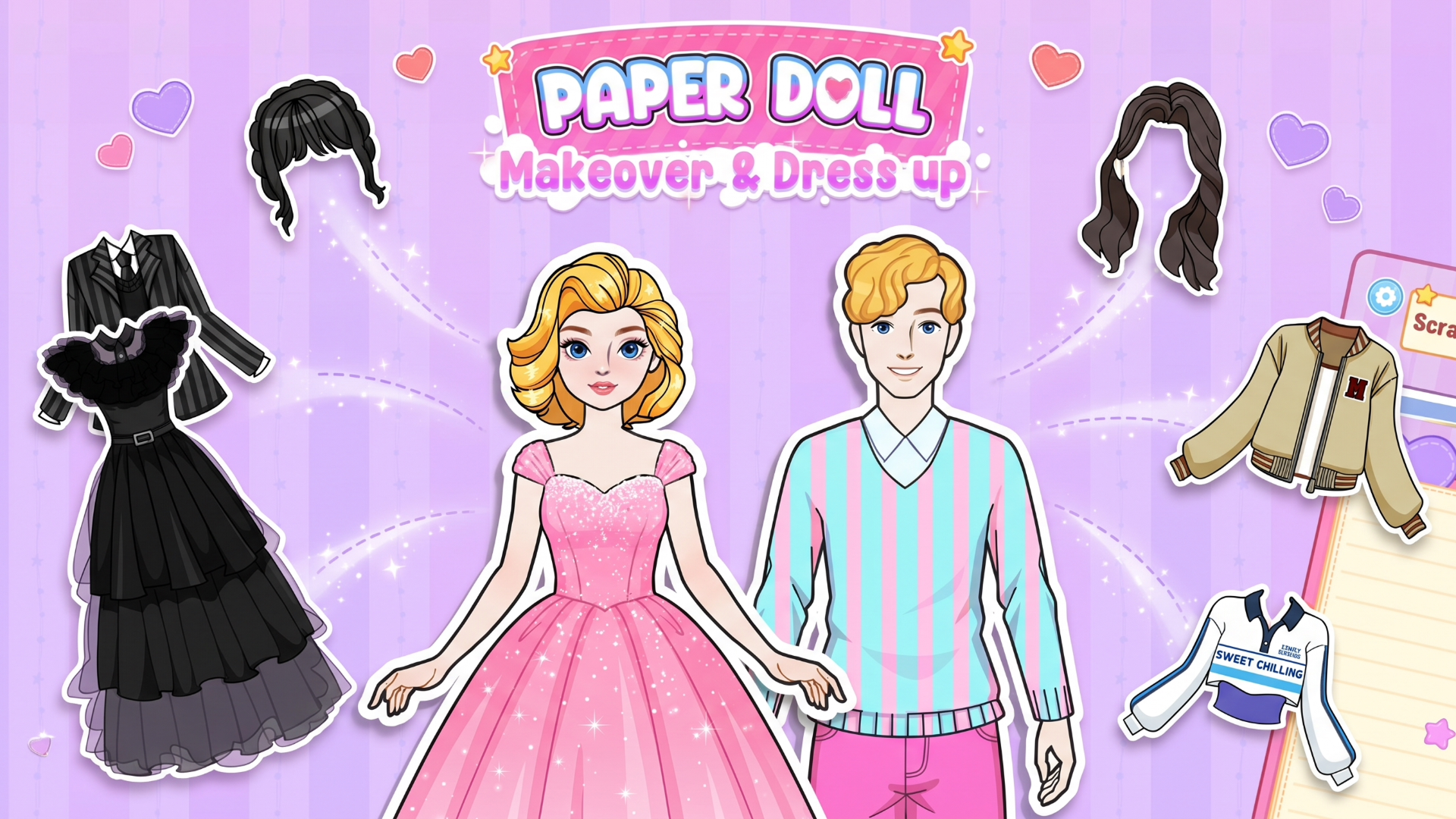 Okładka Paper Doll Makeover & Dress Up