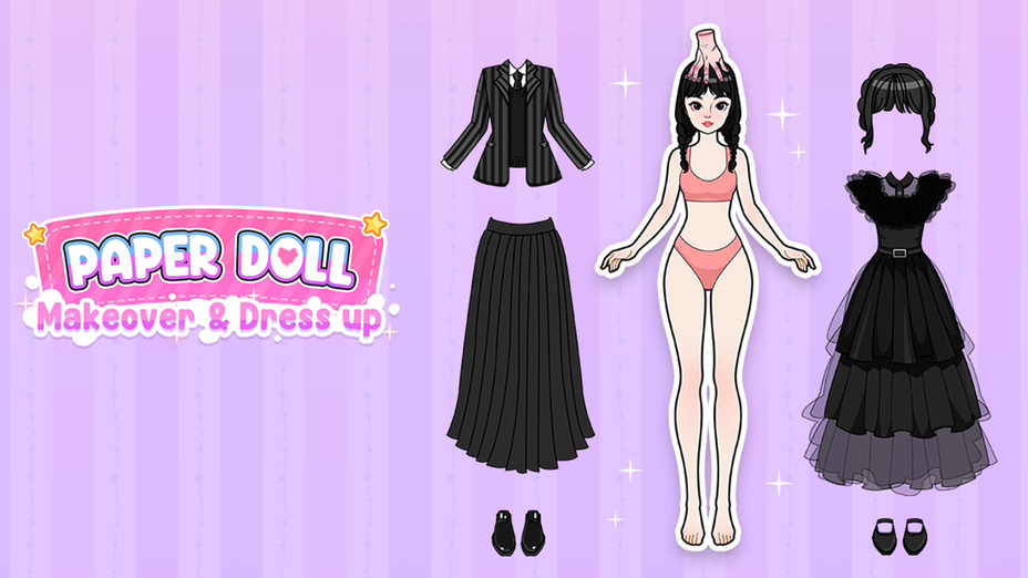 Paper Doll Makeover & Dress Up screenshot 1