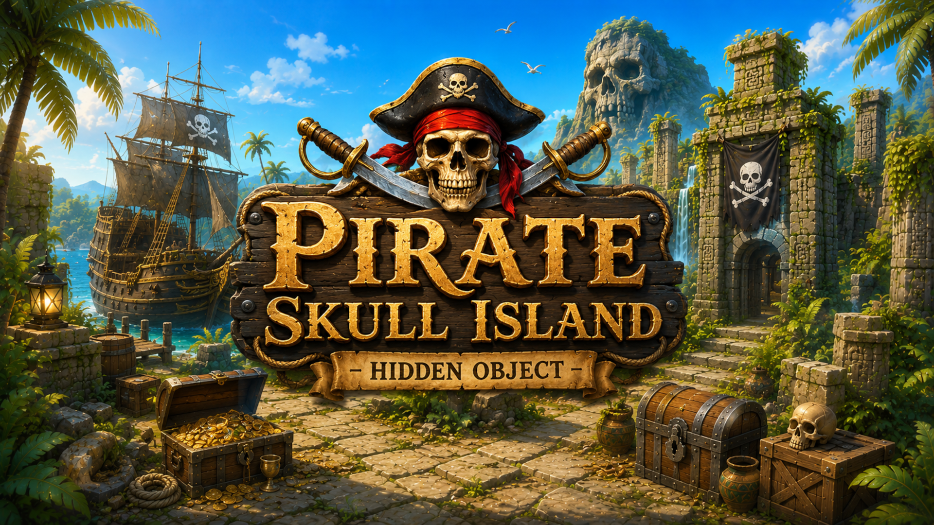 Pirate Skull Island – Hidden Object