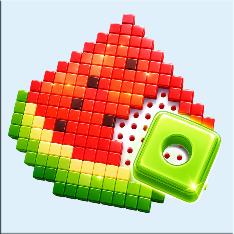 Pixel Paint Sort - Brain Games puzzle game thumbnail