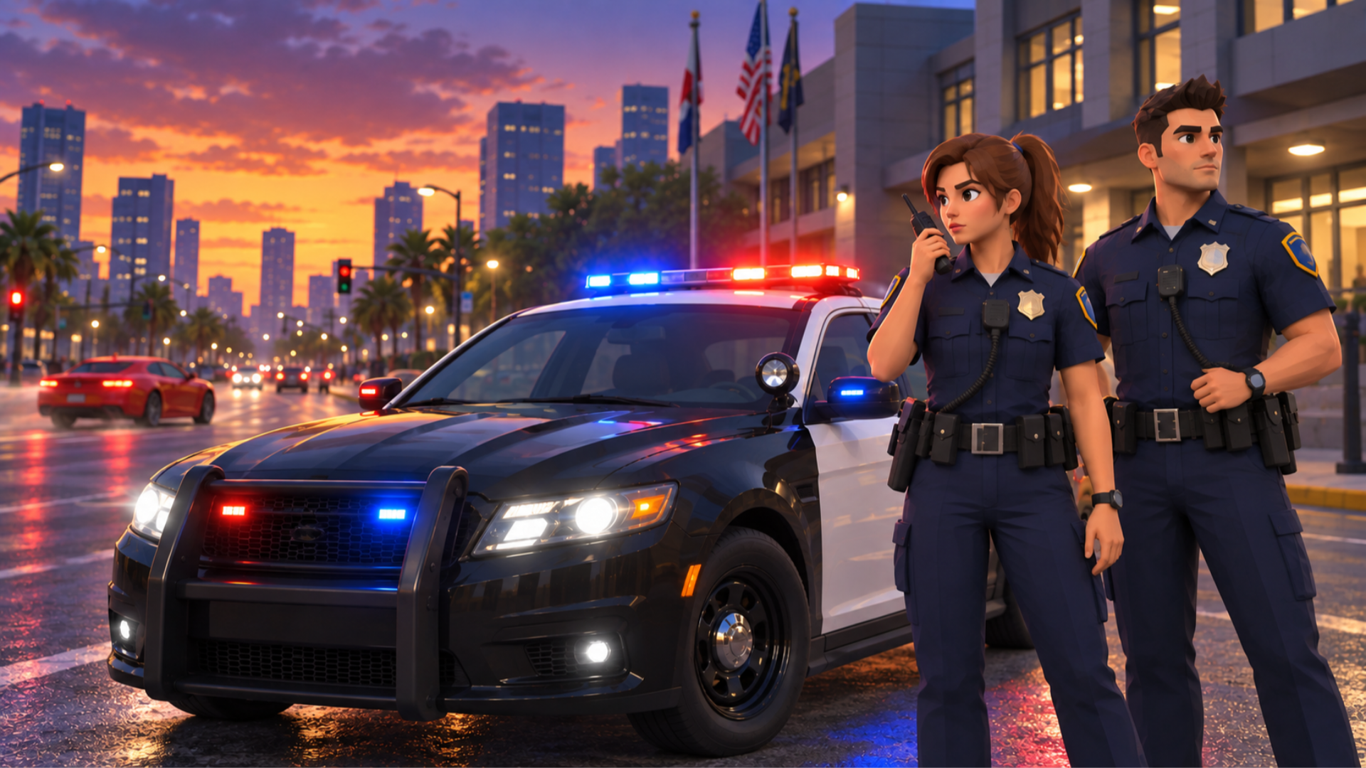Police Car Chase Prison Escape Game cover art