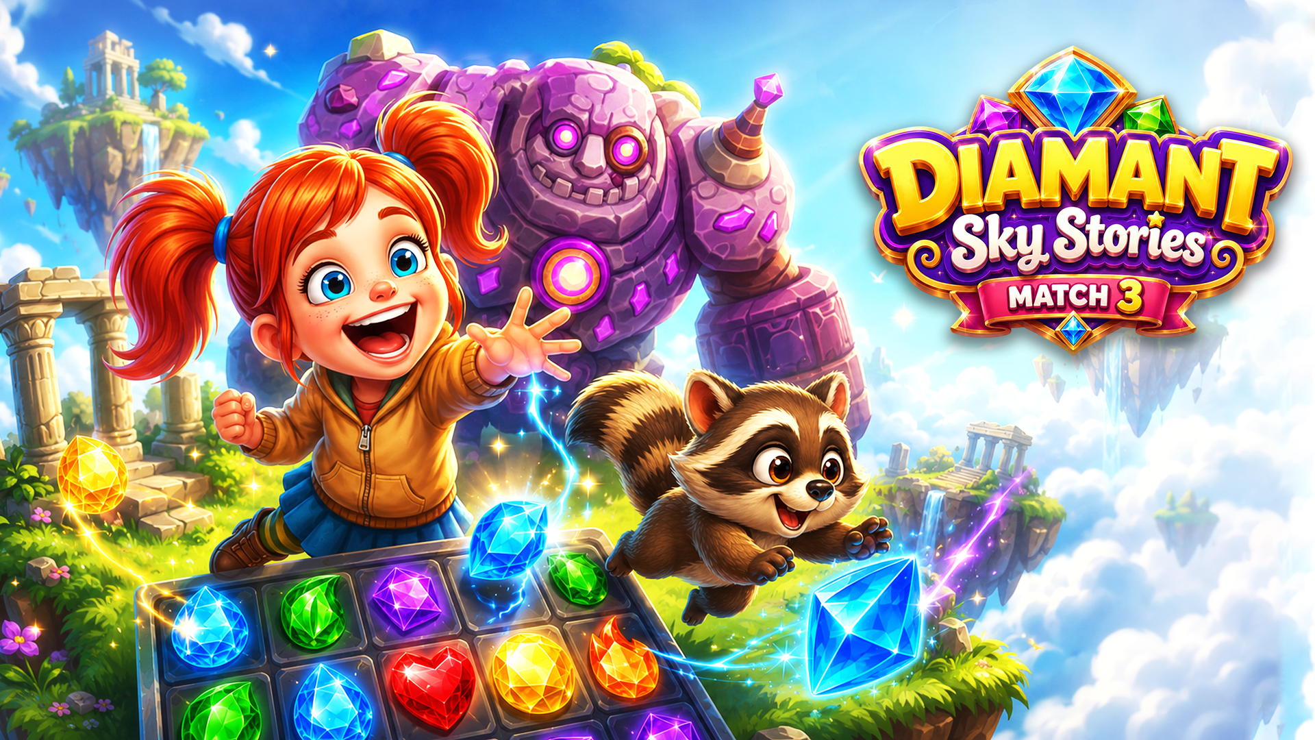 Diamant: Match 3 Sky Story