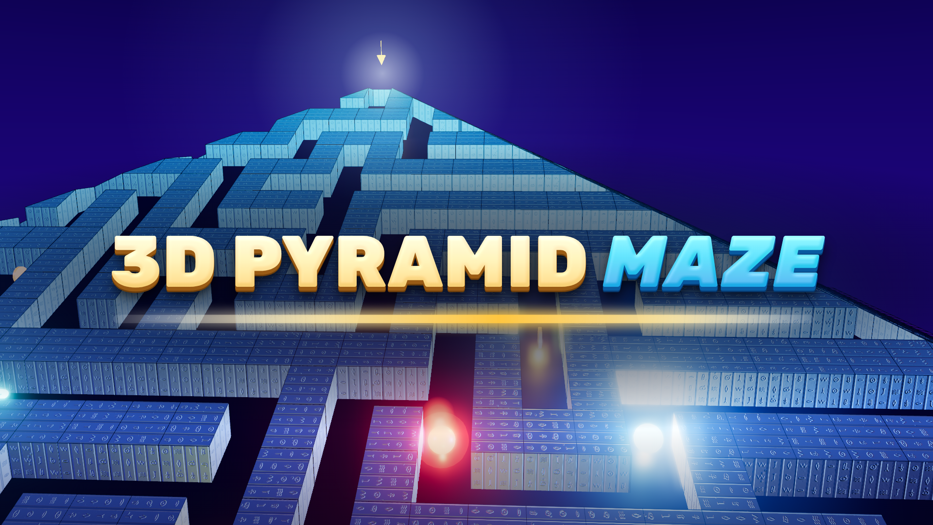 3D Pyramid Maze 