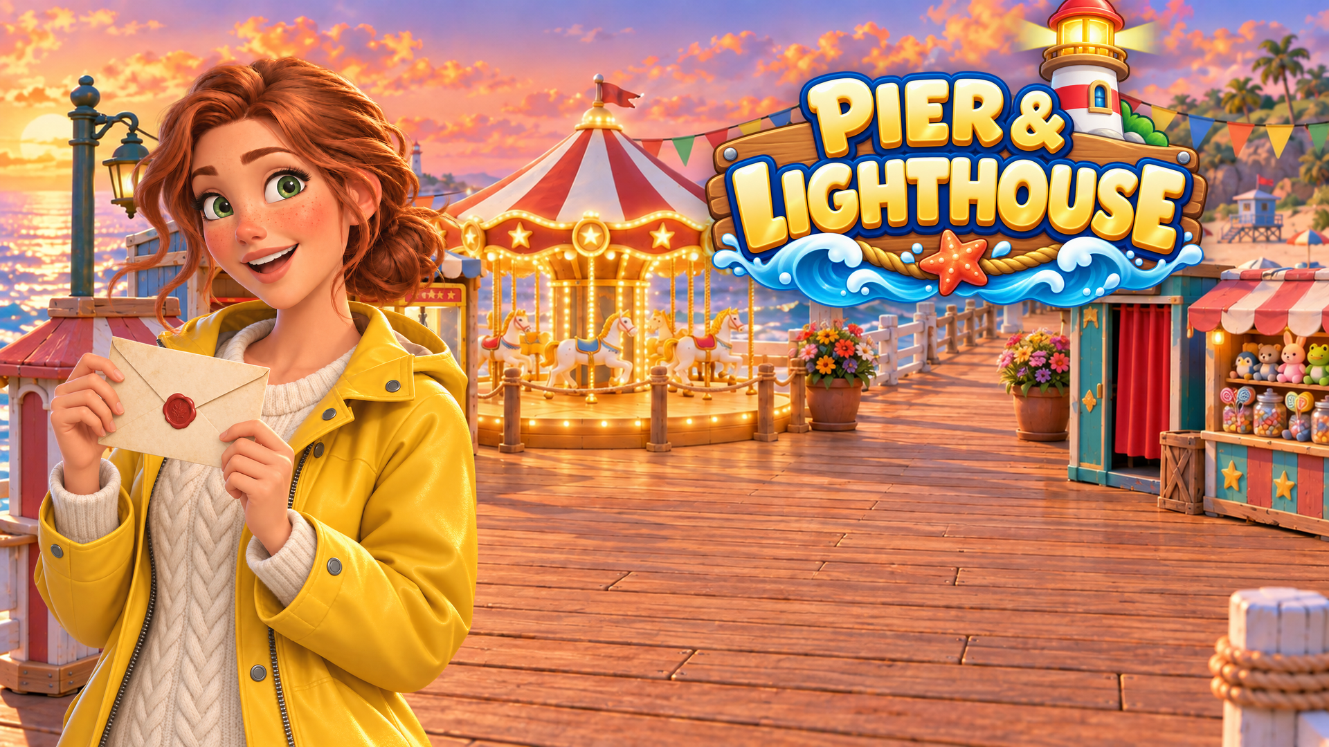 Pier & Lighthouse: Merge Story cover art