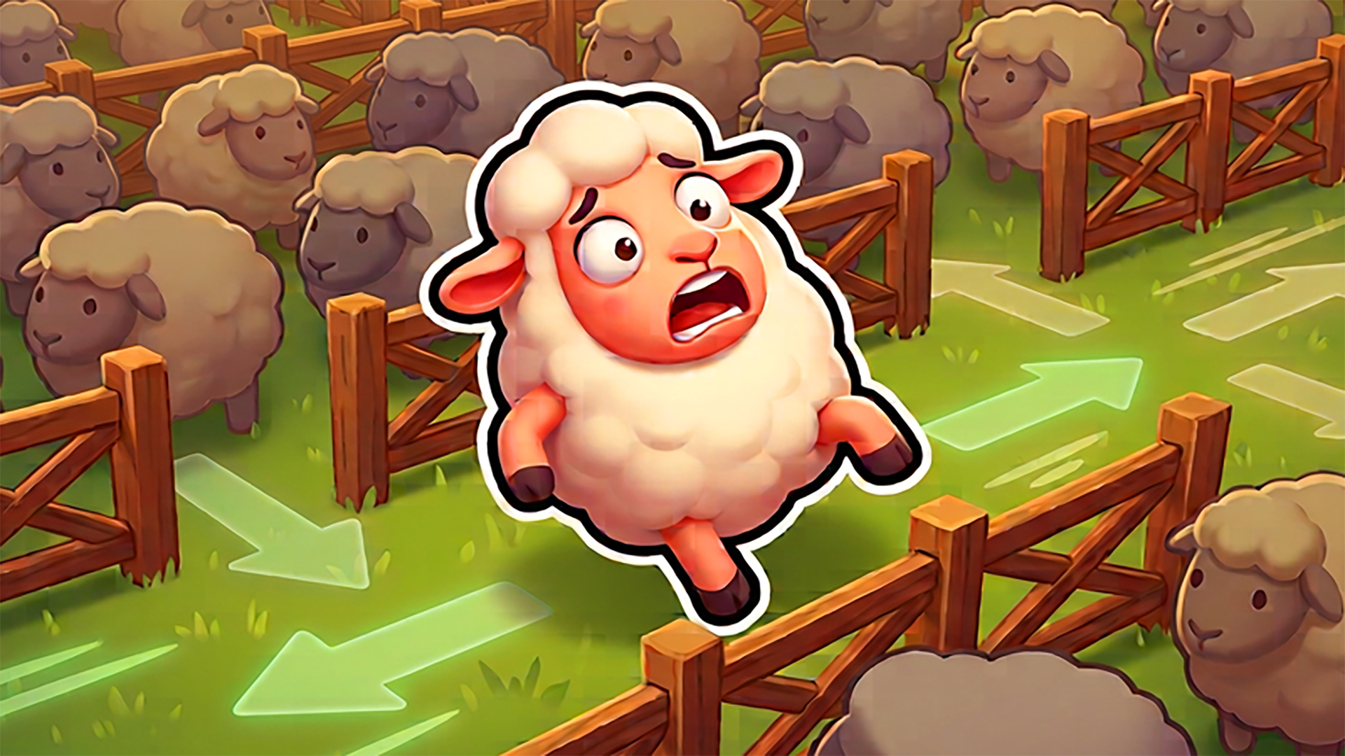 Sheep Escape: Farm Sorting Challenge