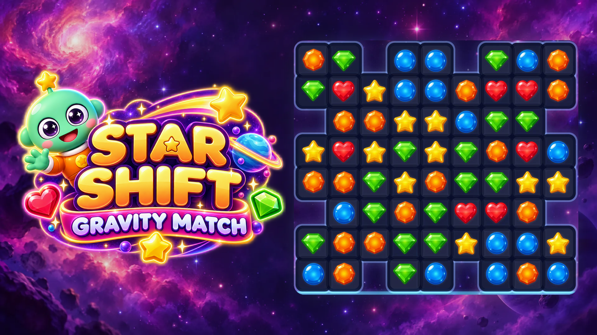 Star Shift: Gravity Match