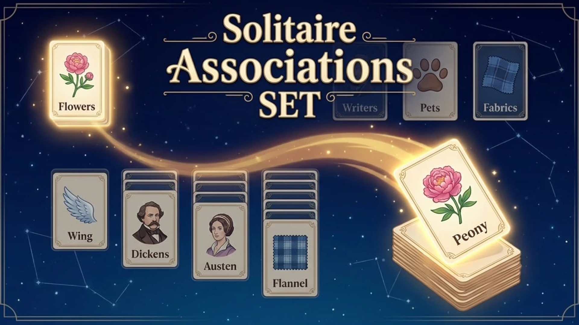 Visuel de Solitaire Associations SET