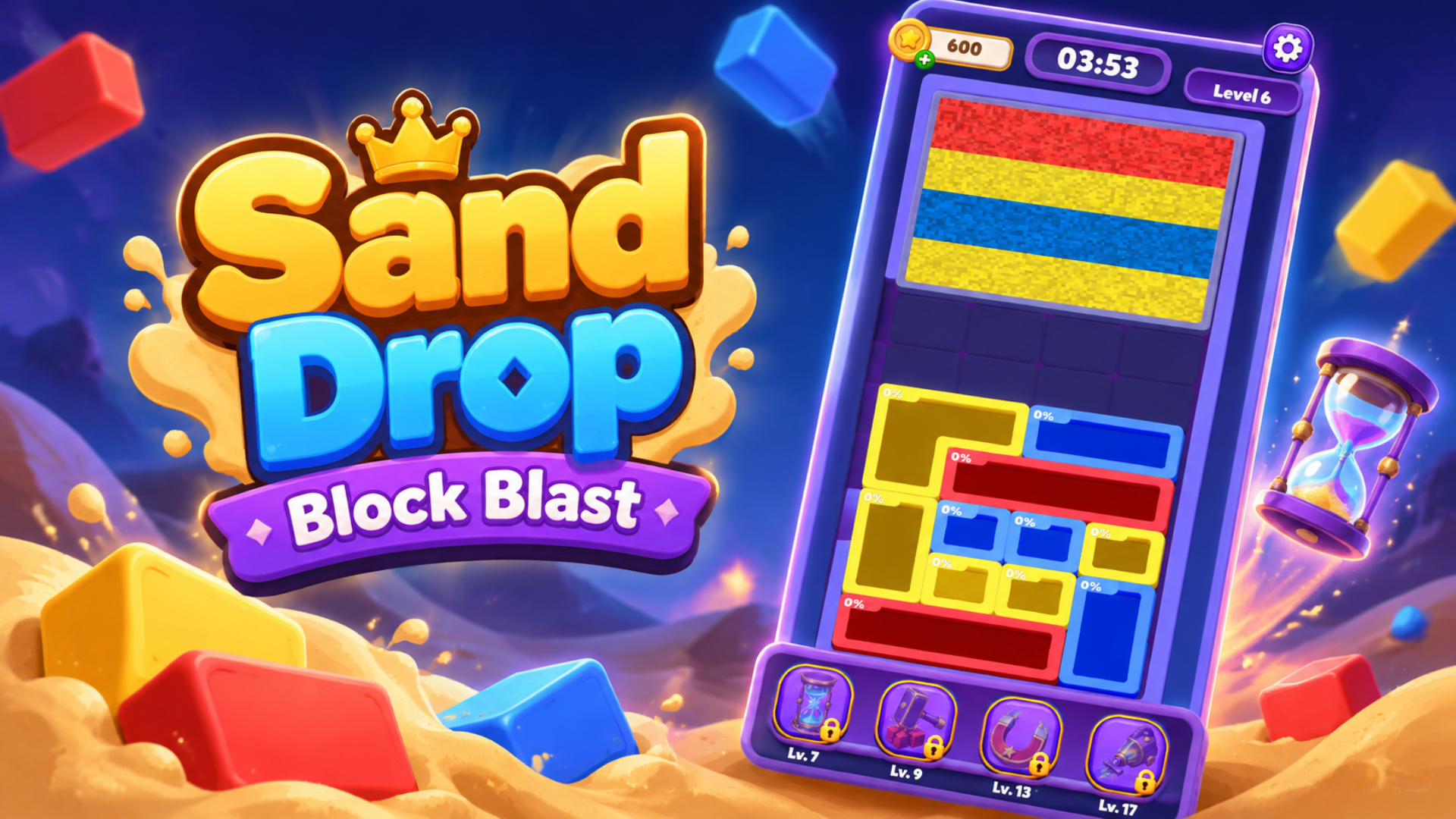 Sand Drop : Block Blast Puzzle