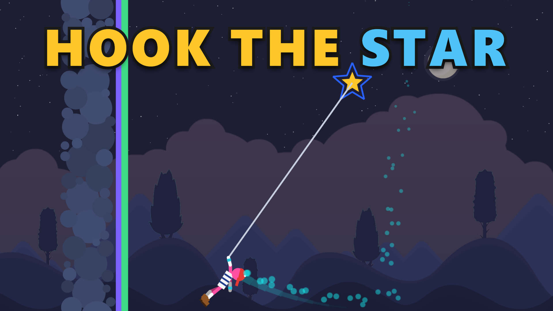 Hook the Star: Stickman Swing