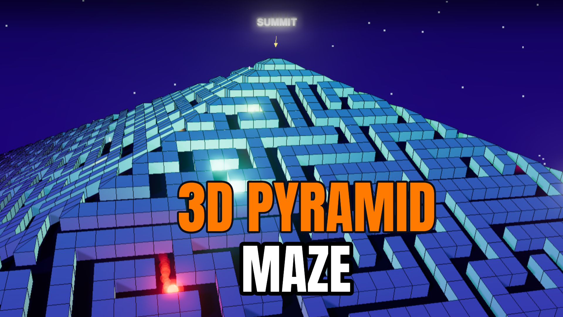 3D Pyramid Maze 