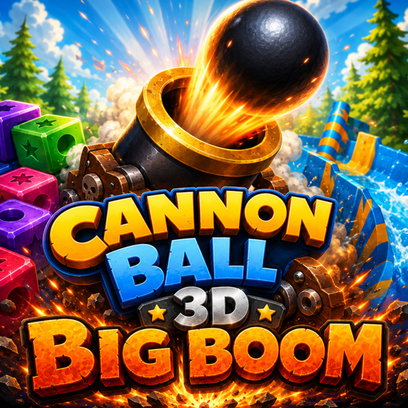 Cannon Ball 3D : Big Boom Obby - Logic Puzzles puzzle game thumbnail