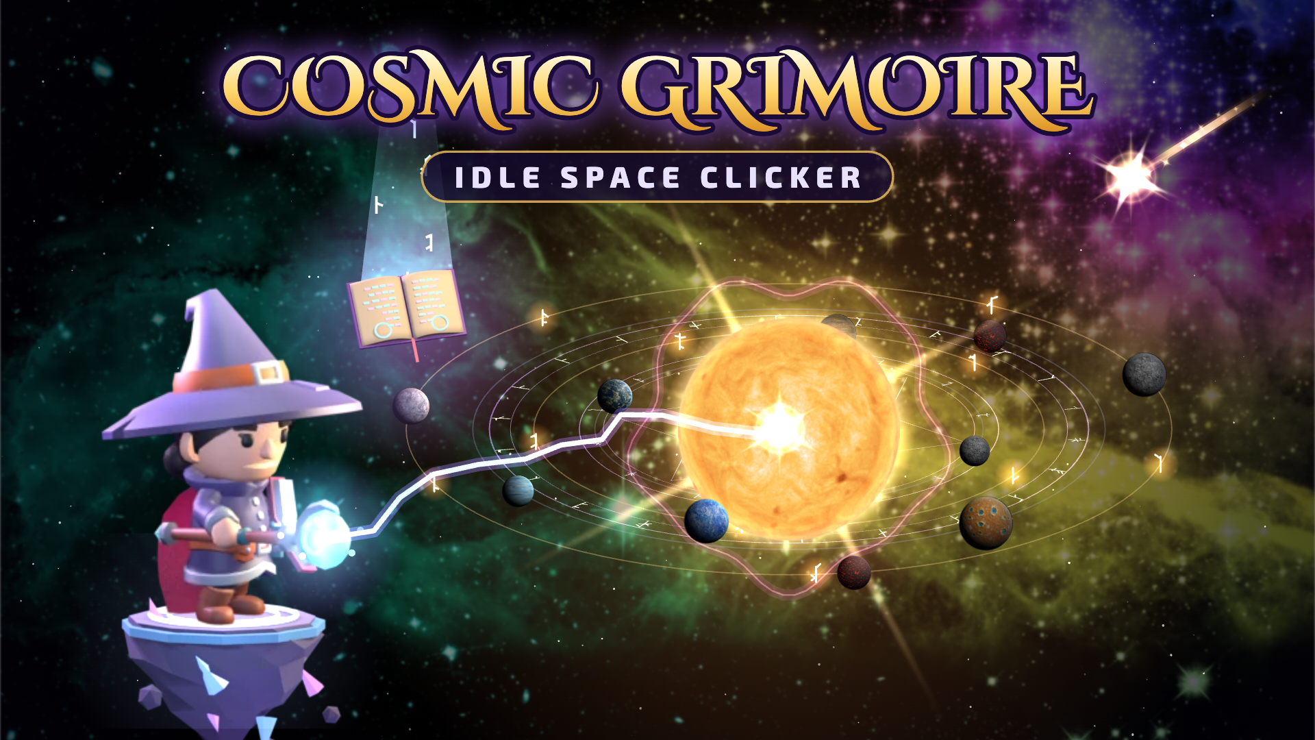 Cosmic Grimoire – Idle Space Clicker