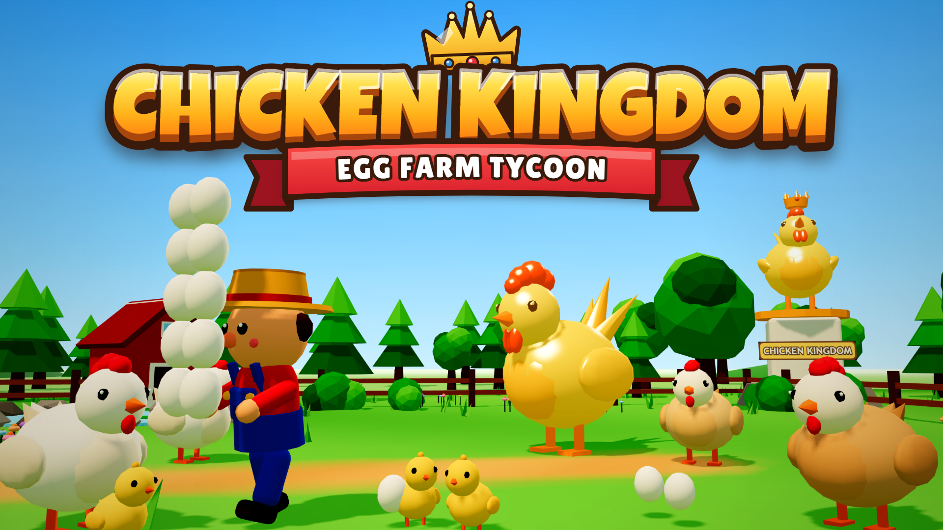 Chicken Kingdom: Egg Farm Tycoon cover art