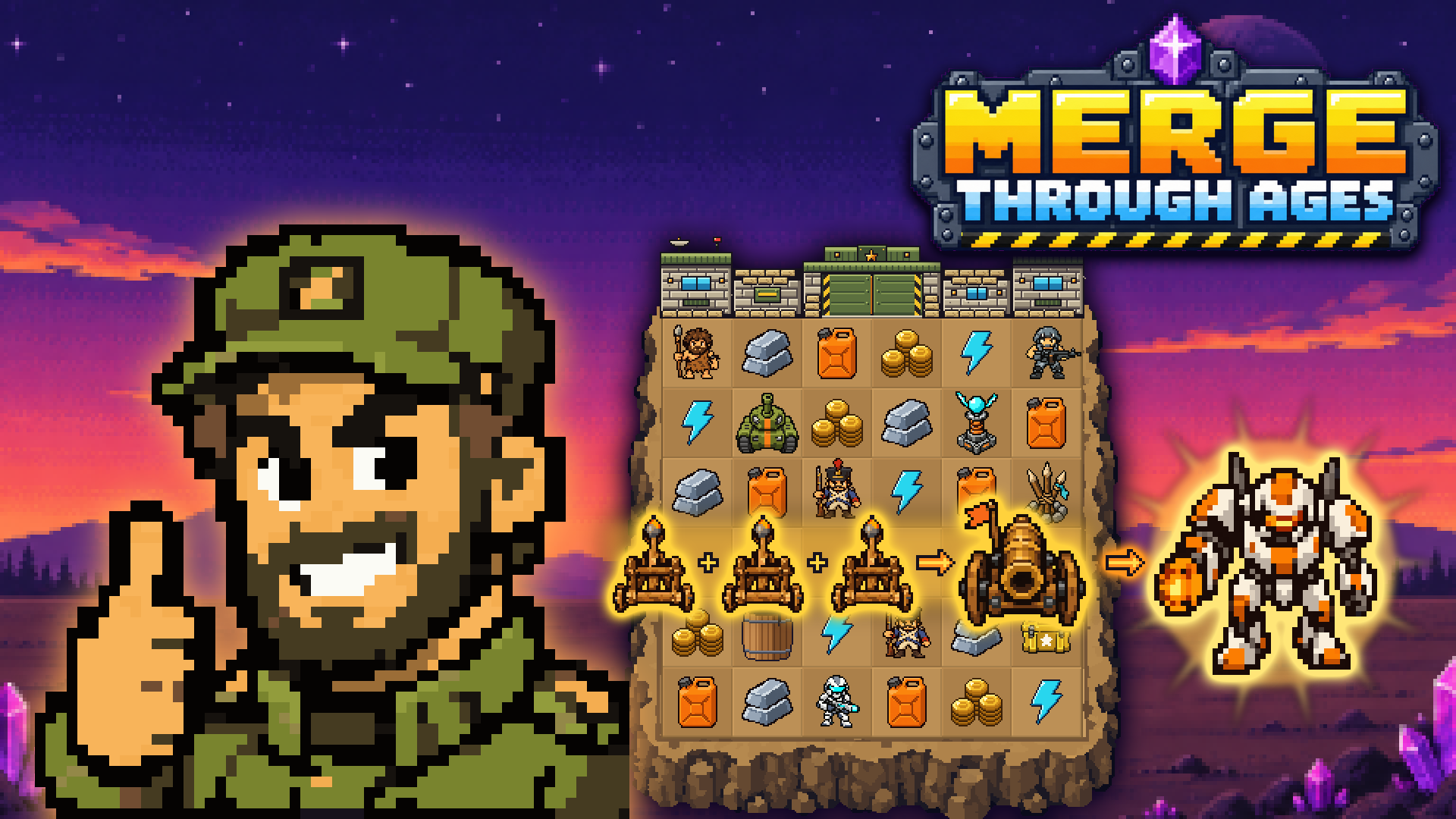 Merge Through Ages kapak resmi