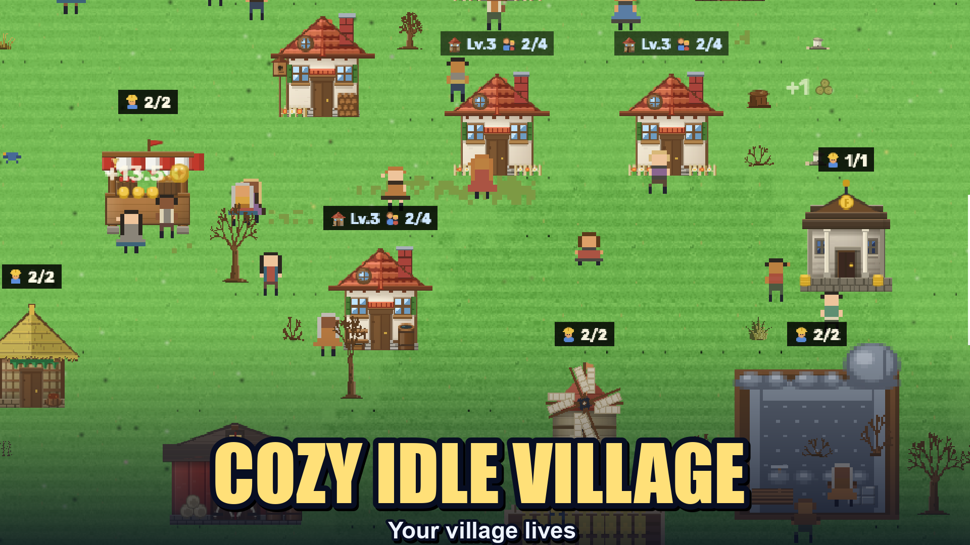 Cozy idle village game thumbnail