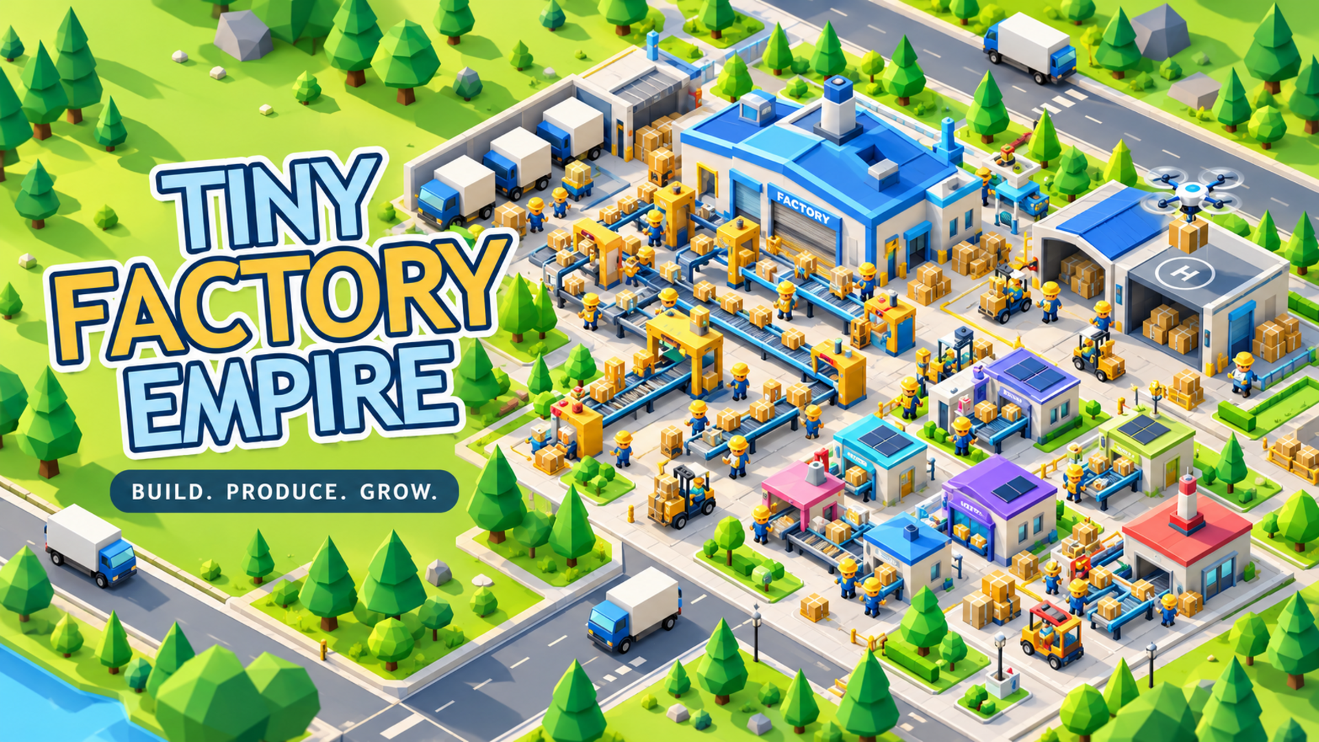 Tiny Factory Empire: Simulation Building Game | Playgama