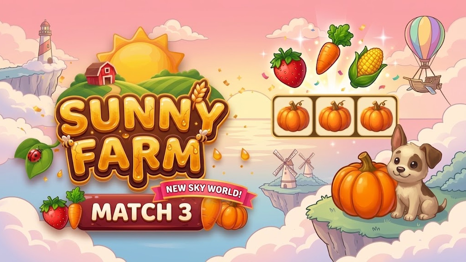 Sunny Farm: Match 3 cover art