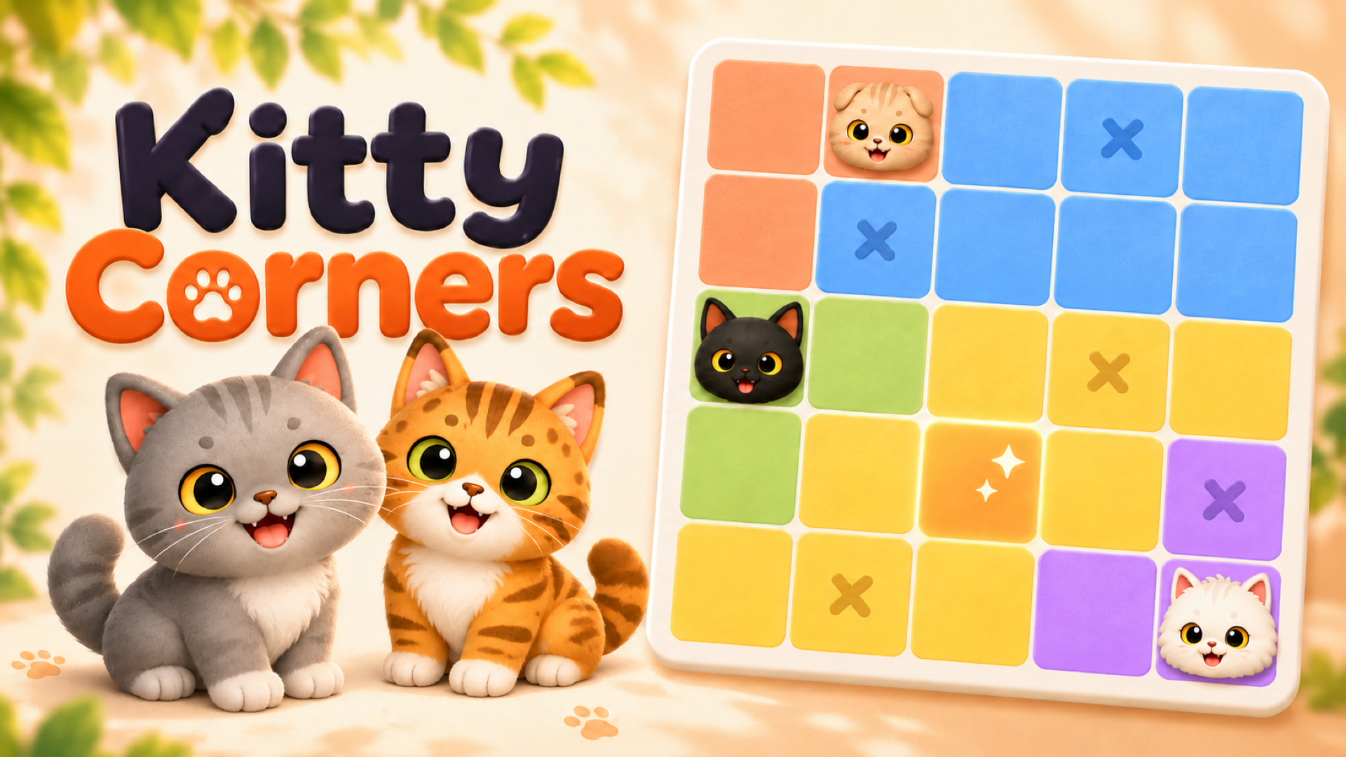 Kitty Corners: Catdoku Puzzle