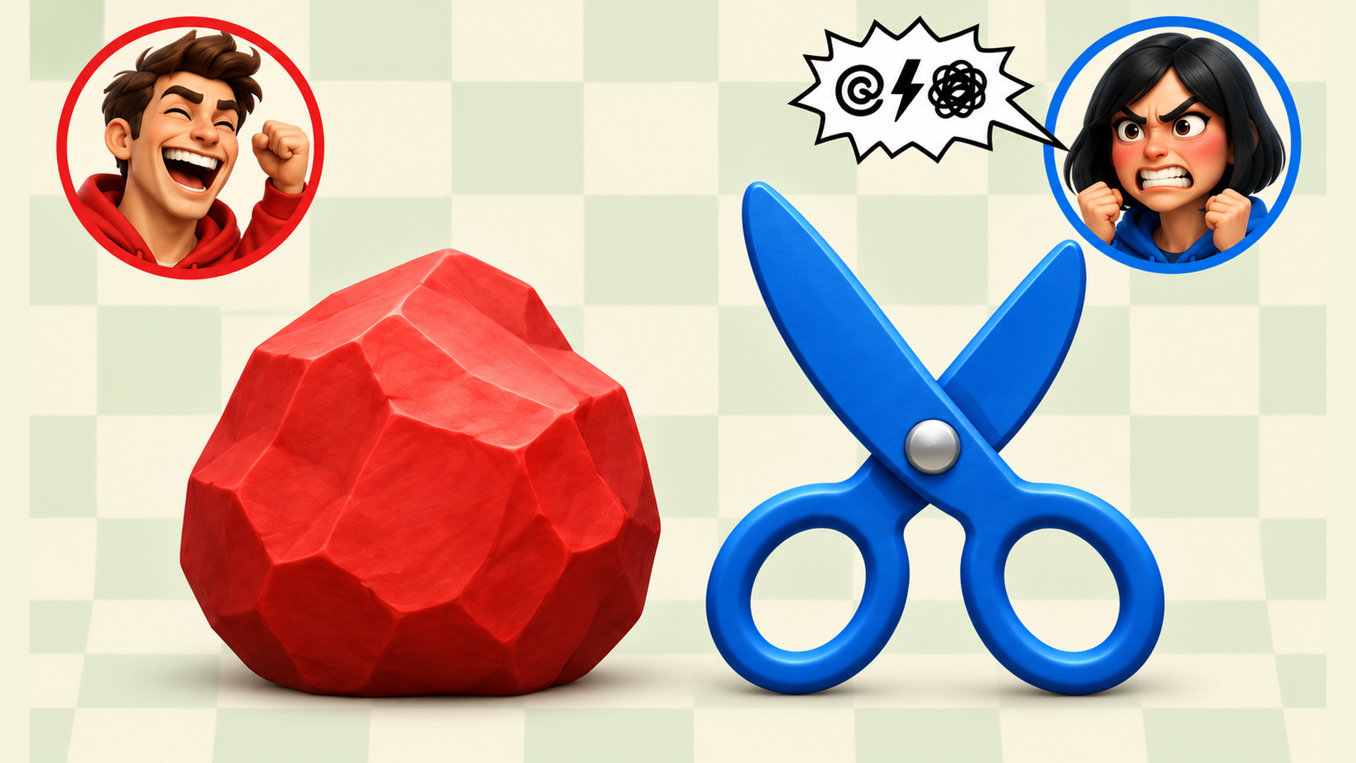 Rock, Scissors, Board cover art