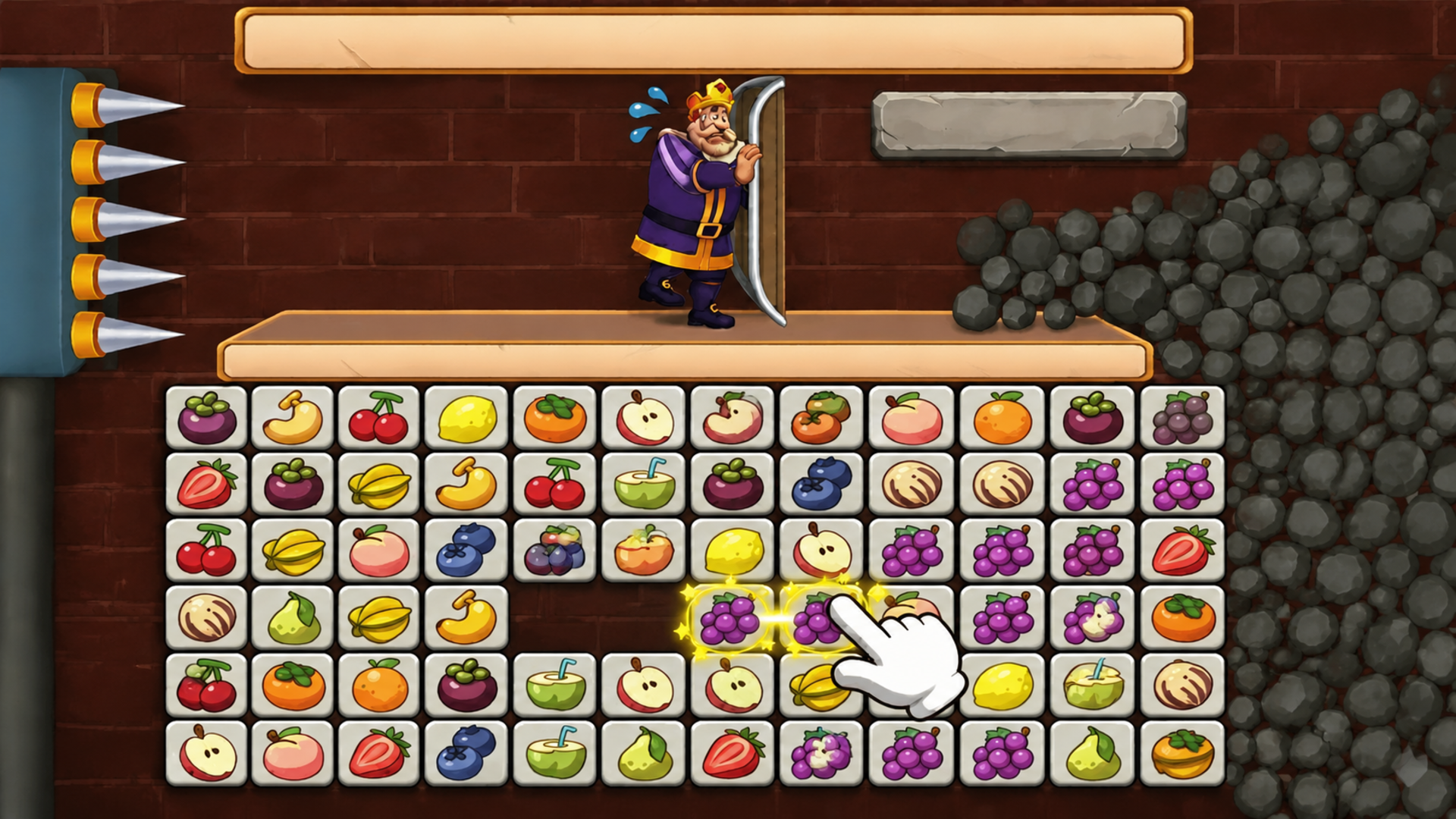 Princess Rescue Fruit Connect