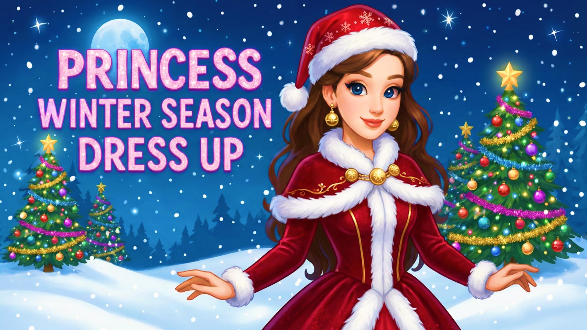 Princess Winter Season Dress Up cover art