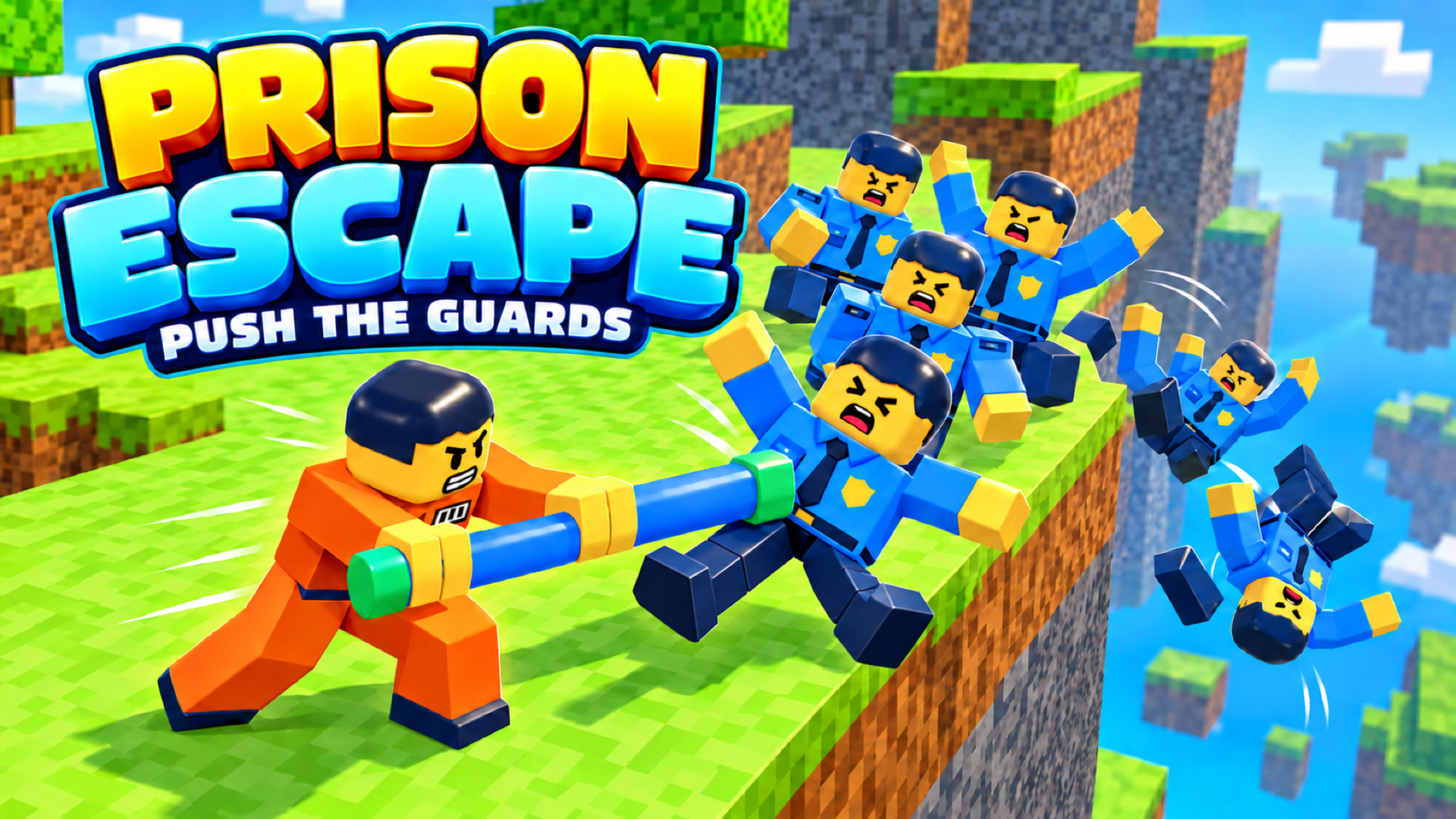 Prison Escape: Push the Guards