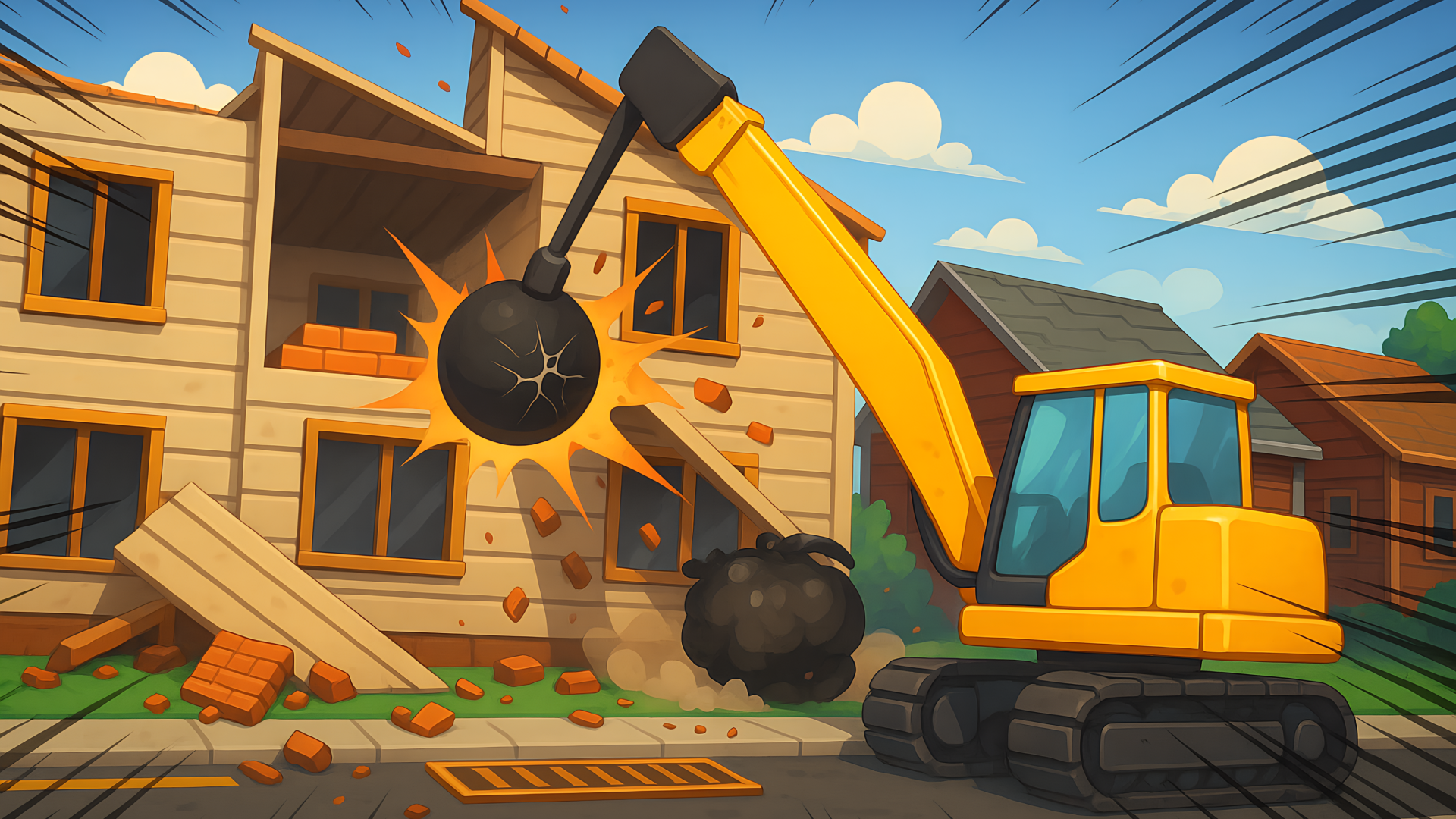 Punching Excavator: Breakdown! Coverbild