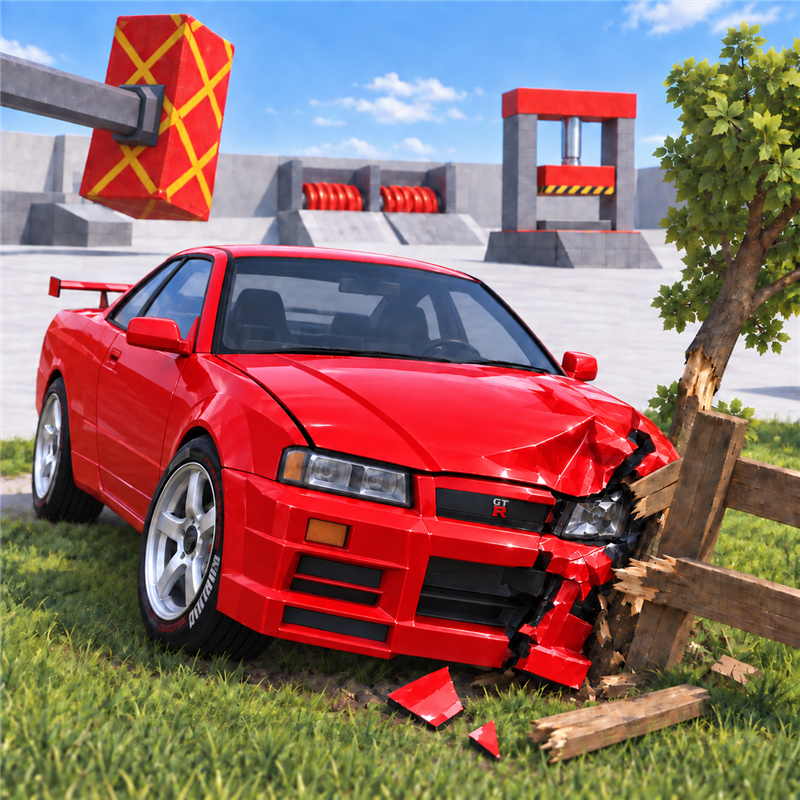 Realistic Car Destruction Sandbox game thumbnail