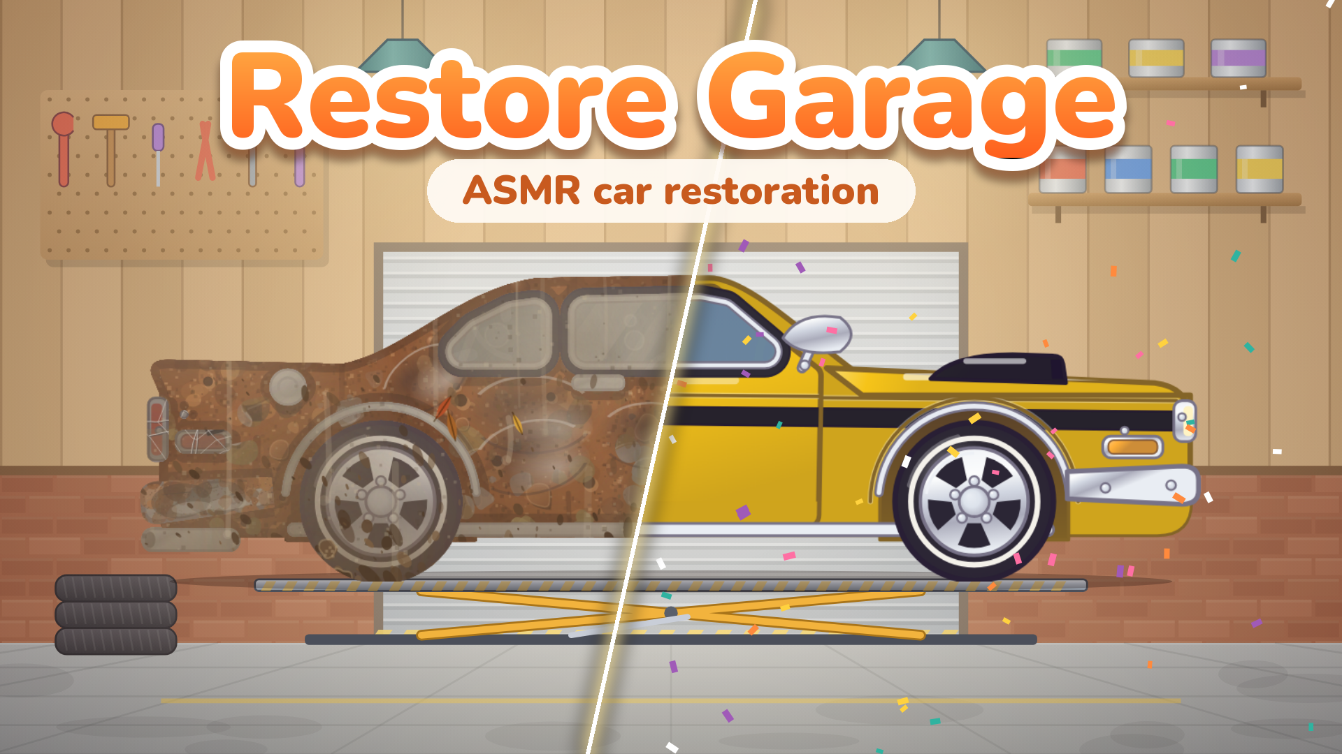 Arte da capa de Restore Garage: Car Flip ASMR