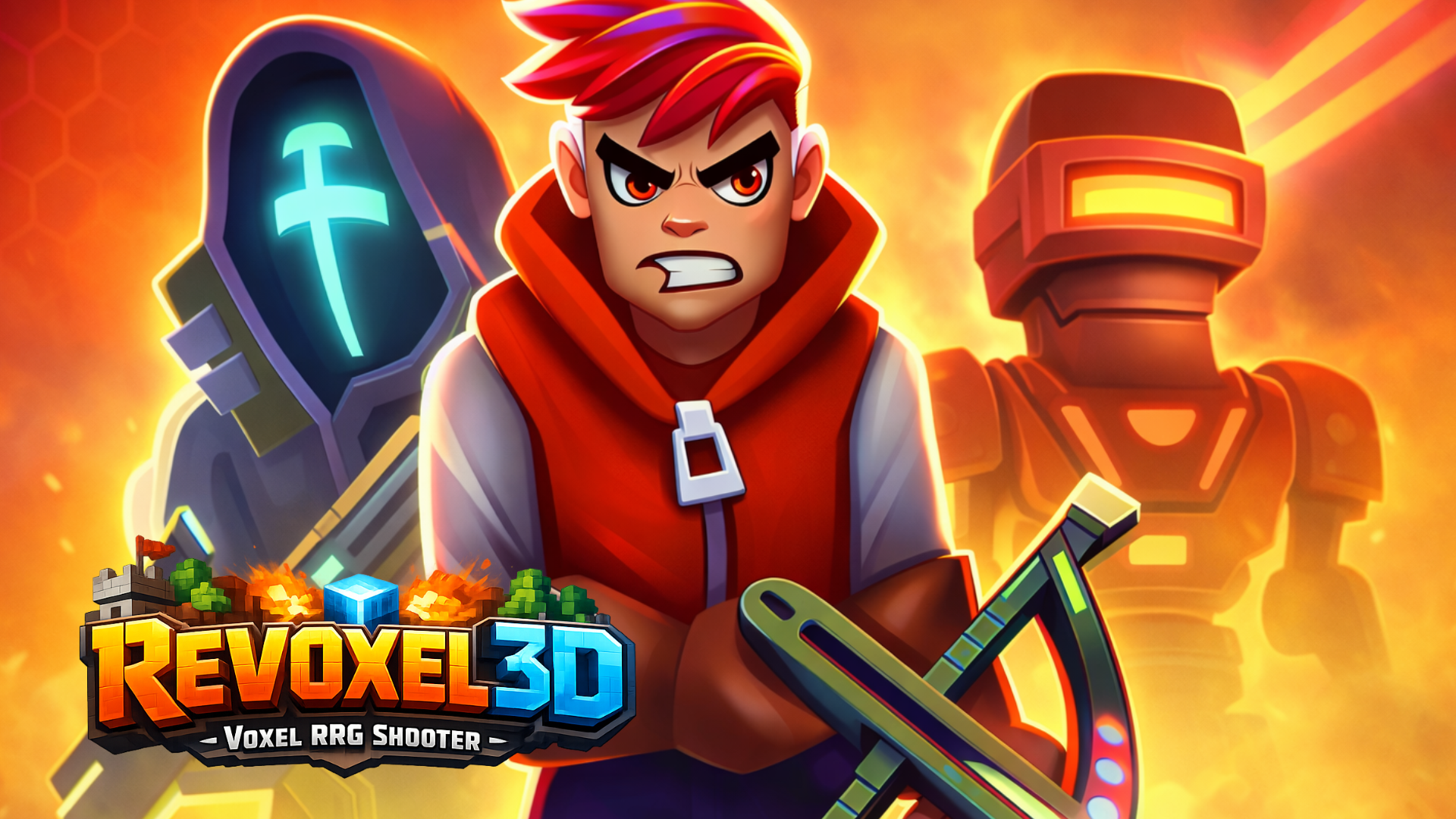Revoxel 3D - Voxel RPG Shooter cover art