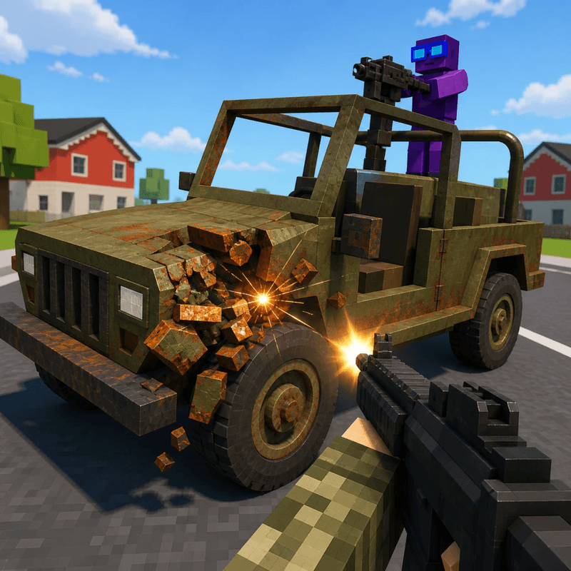 Road Chase: Zombie Shooter