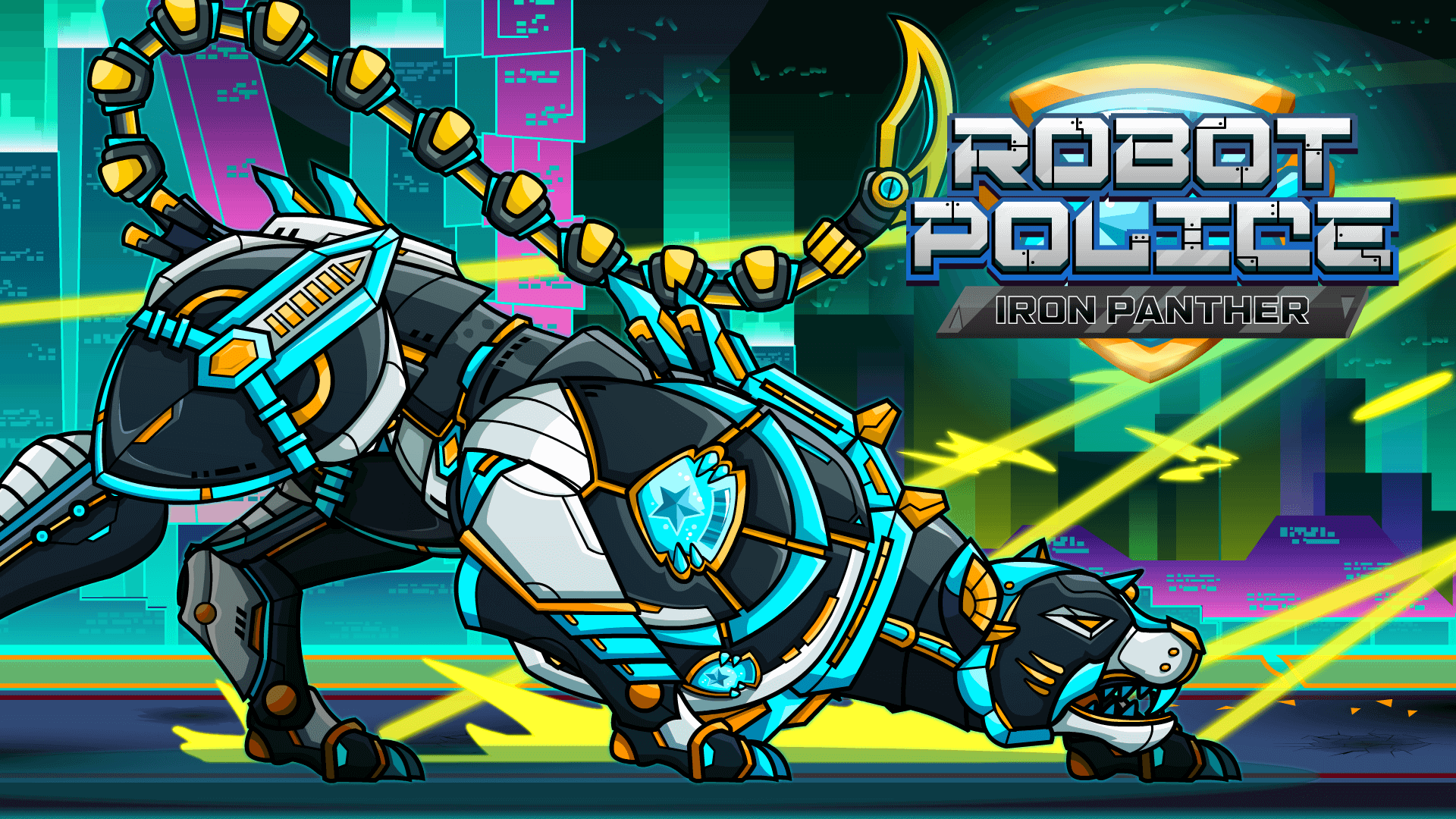 Okładka Robot Police Iron Panther