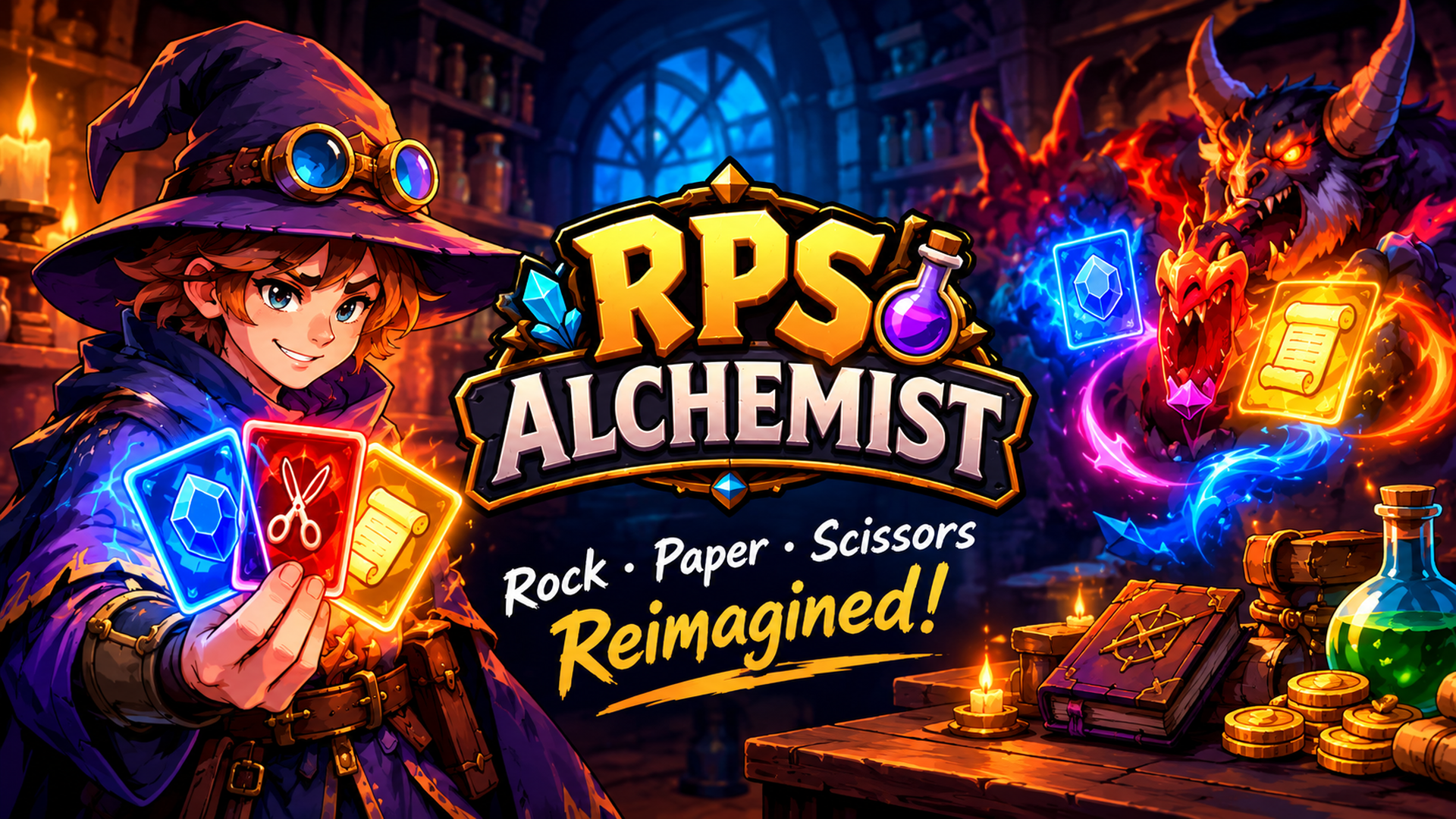 Rock Paper Scissors: Alchemist