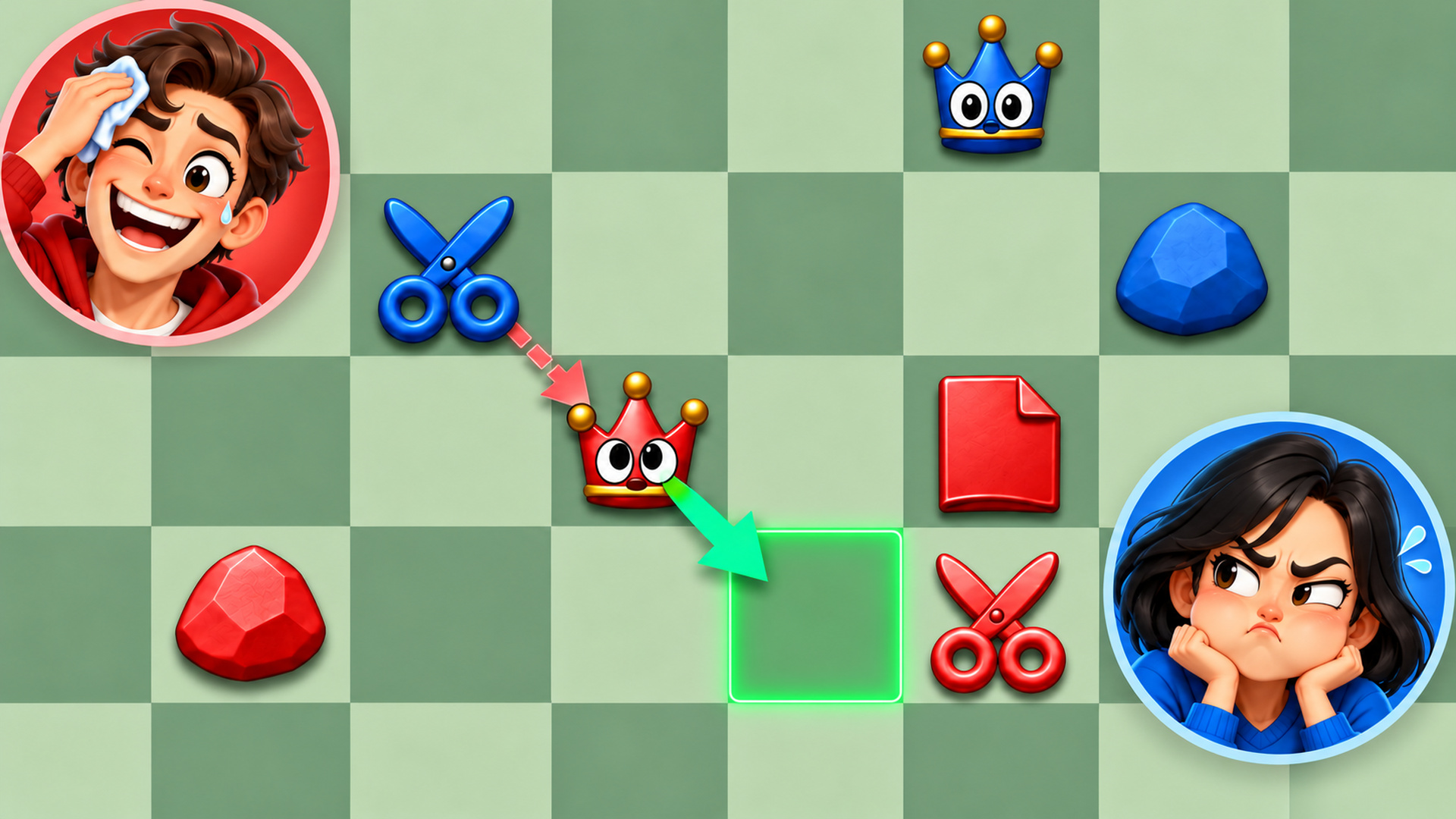 Rock, Scissors, Board screenshot 2