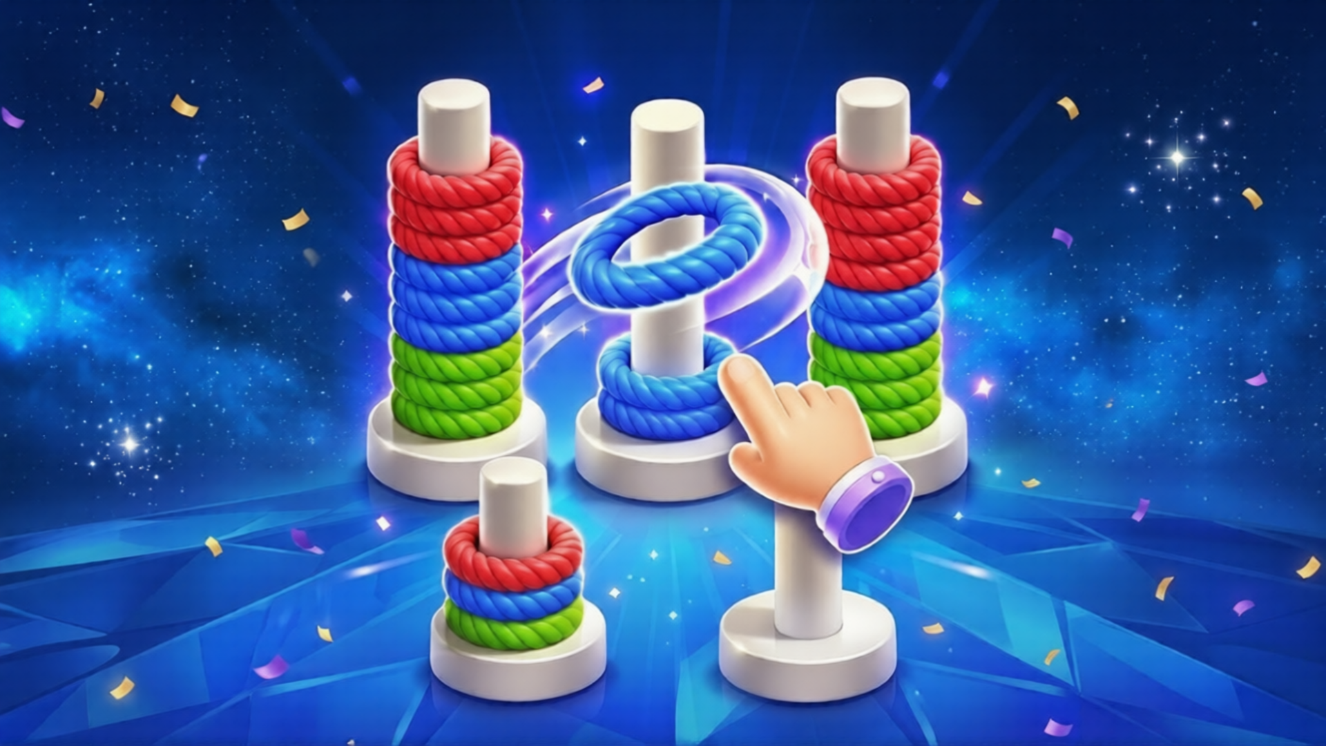Rope Color Sort 3D