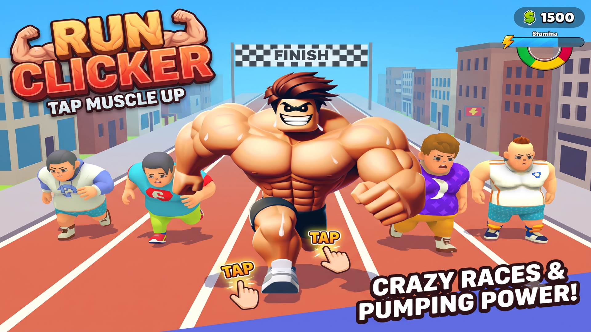 Imagen de portada de Run Clicker: Tap Muscle Up