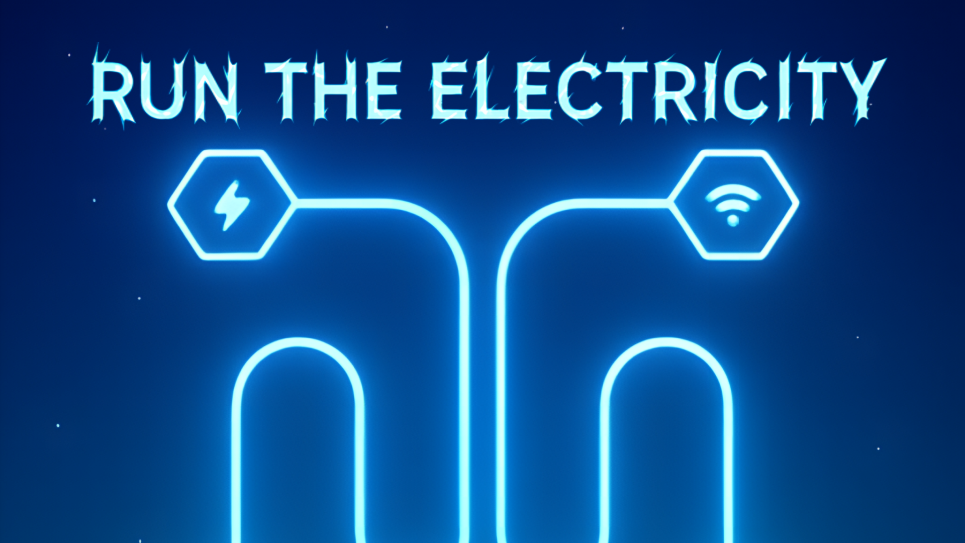 Arte da capa de Run The Electricity